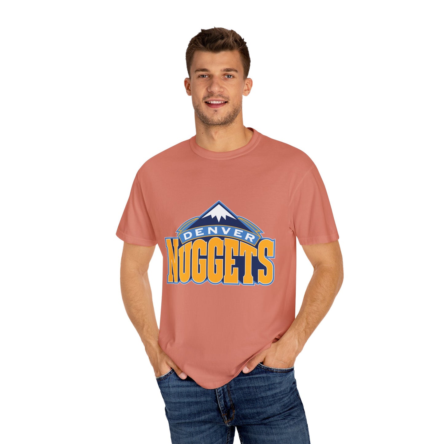 Denver Nuggets Garment-Dyed T-Shirt – Premium Cotton Tee for Customization