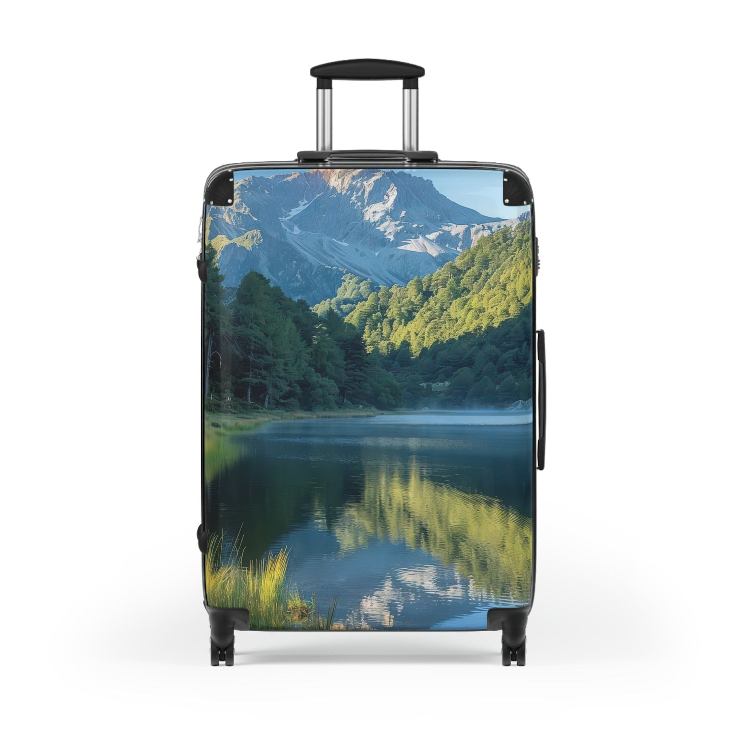 Nature Mountain Reflecting Art Carry-On Suitcase - Stylish Luggage for Travelers