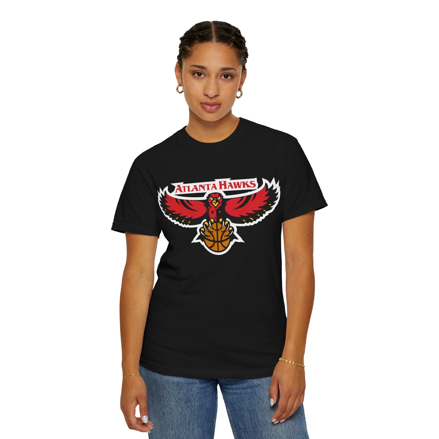 Atlanta Hawks Rise And Grind Garment-Dyed T-Shirt – Premium Cotton Tee for Customization