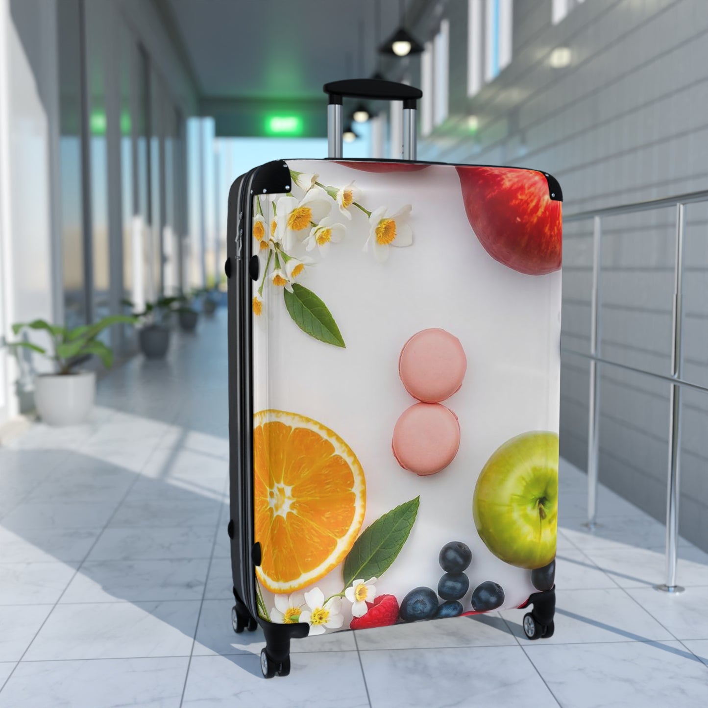 Nature Flowers Floral Fruit Art Carry-On Suitcase - Stylish Luggage for Travelers