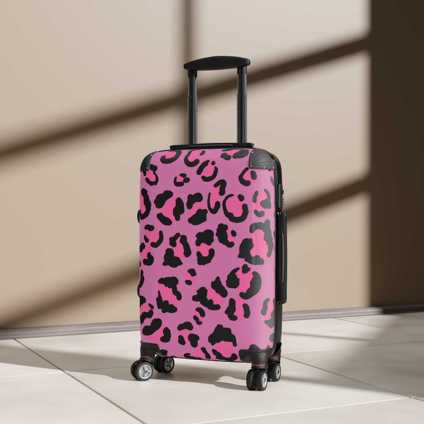 Nature Leopard Pattern Art Carry-On Suitcase - Stylish Luggage for Travelers
