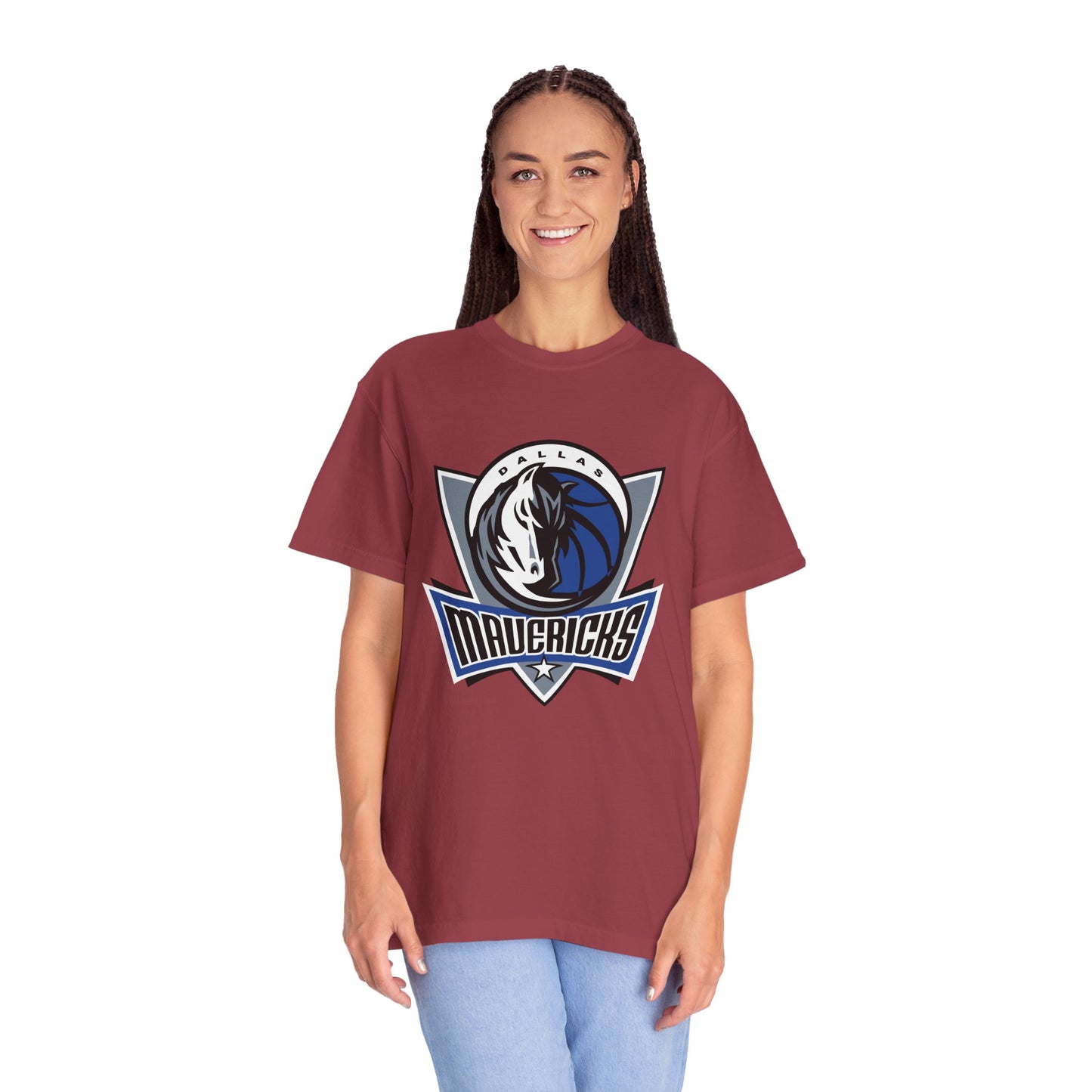 Dallas Mavericks Garment-Dyed T-Shirt – Premium Cotton Tee for Customization