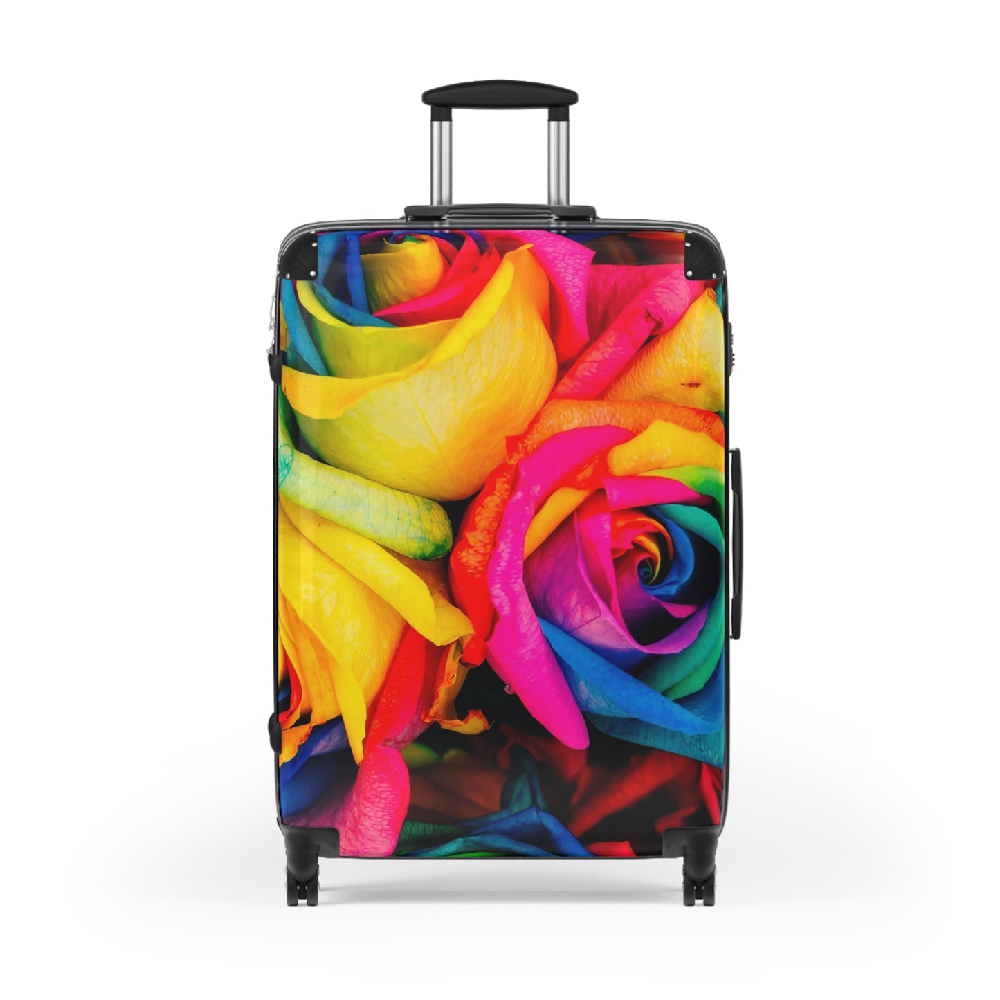 Nature Flowers Floral Cool Rainbow Art Carry-On Suitcase - Stylish Luggage for Travelers