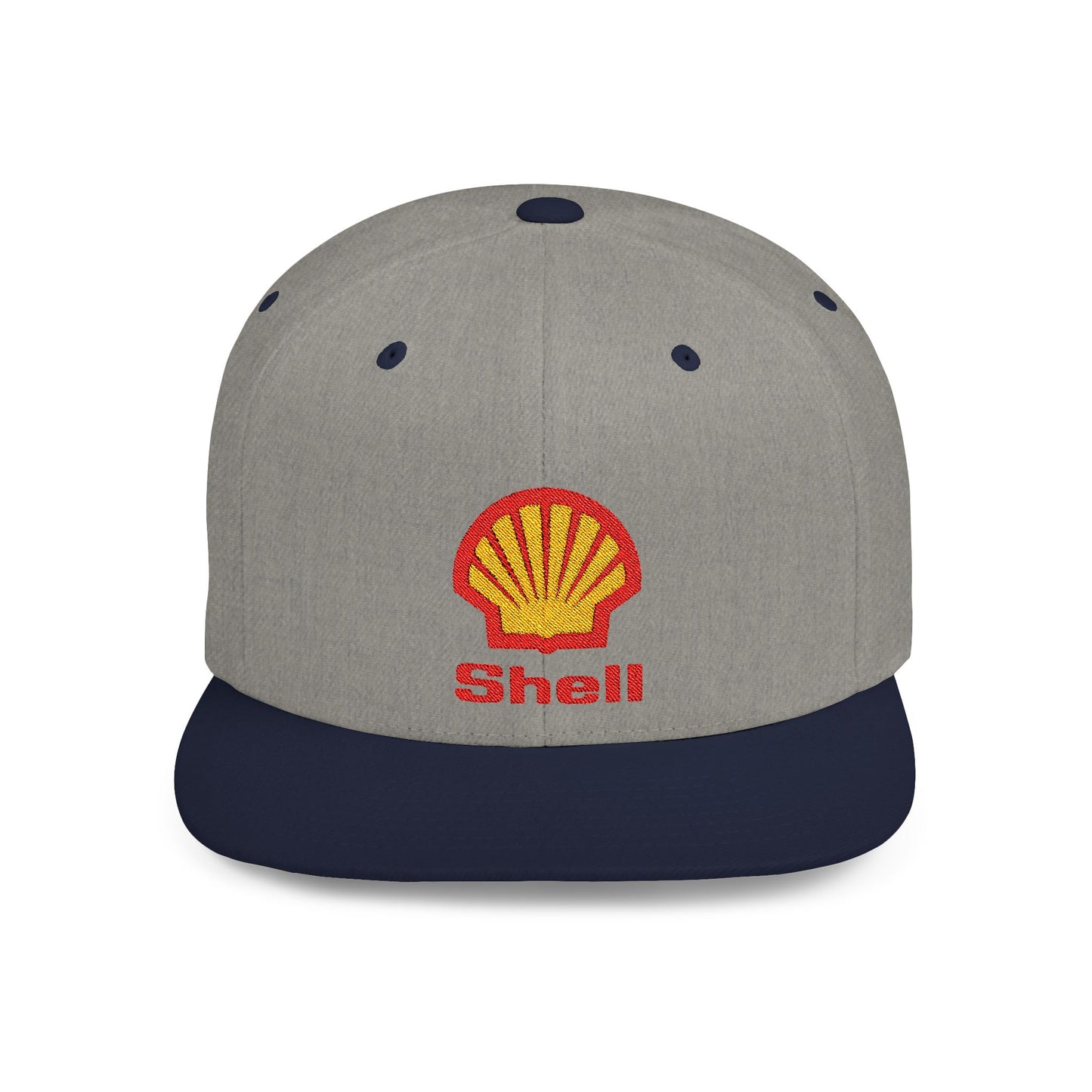 Shell Flat Bill Snapback – Lightweight, Custom Fit, Premium Quality