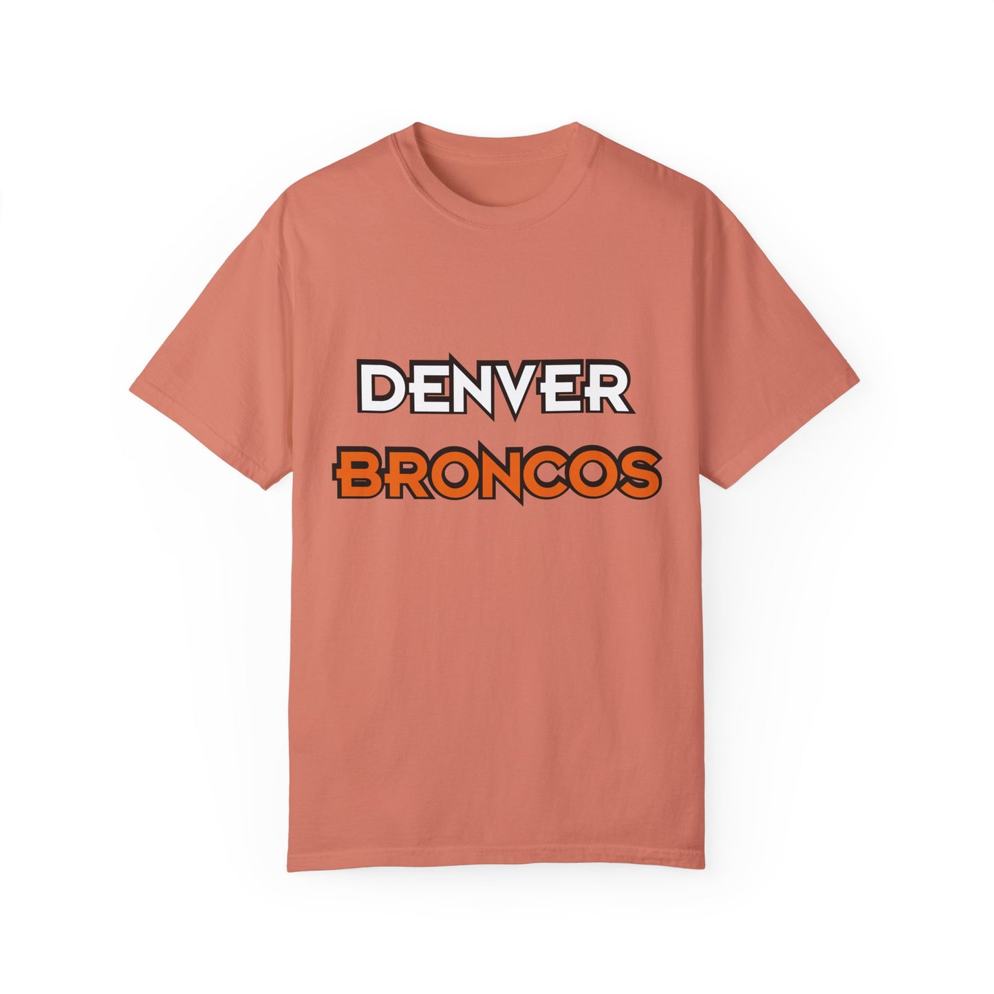 Denver Broncos Pride Garment-Dyed T-Shirt – Premium Cotton Tee for Customization