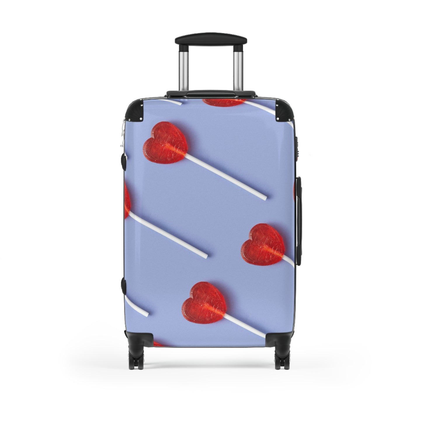 Love Heart Shape Candy Art Carry-On Suitcase - Stylish Luggage for Travelers