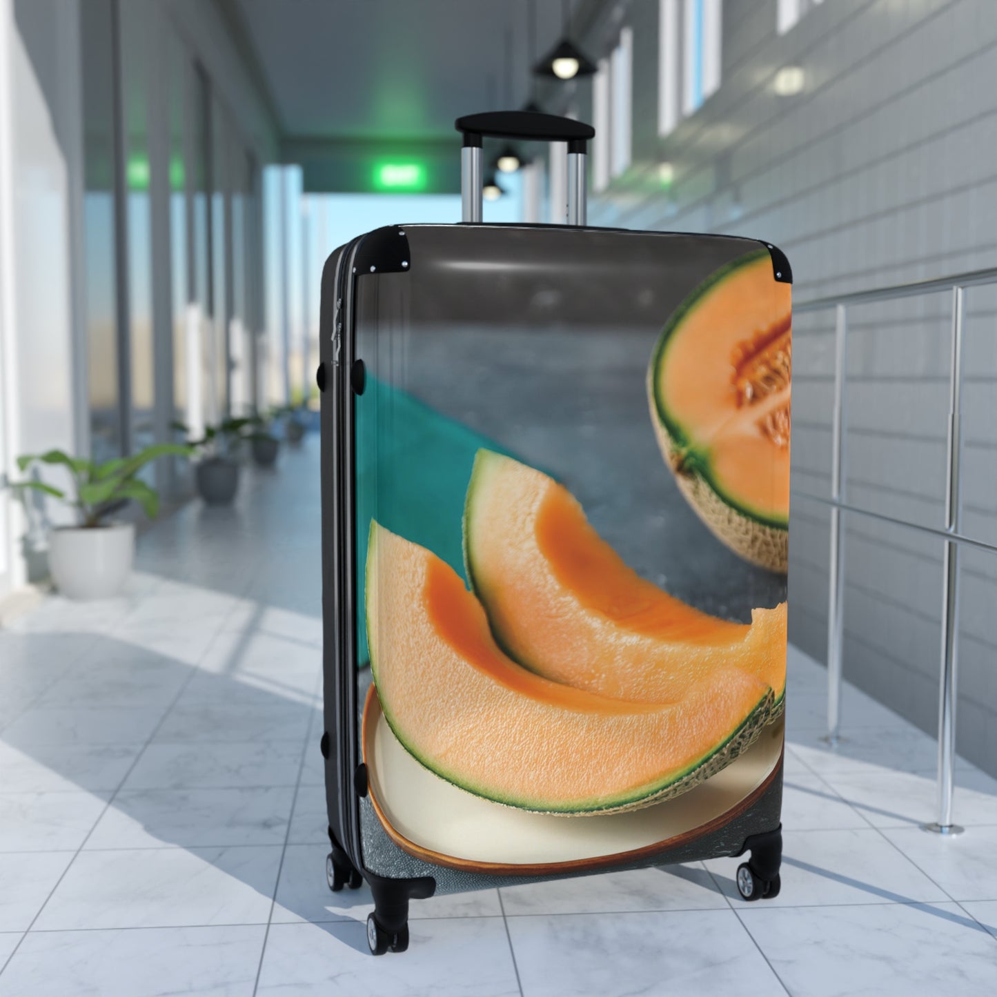 Nature Summer Cantaloupe Slices Carry-On Suitcase - Stylish Luggage for Travelers