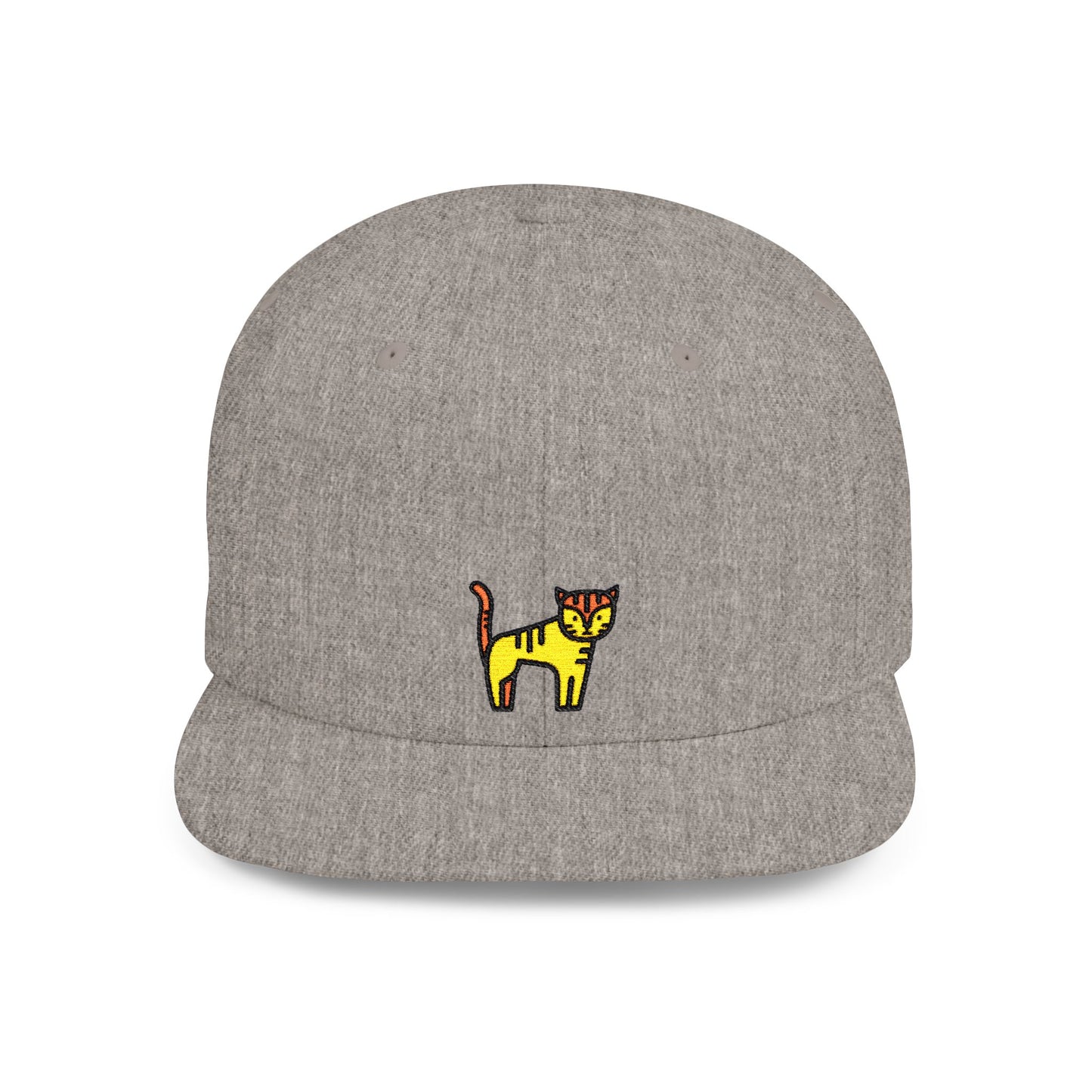 Icons Embroidered Tiger Flat Bill Snapback – Lightweight, Custom Fit, Premium Quality