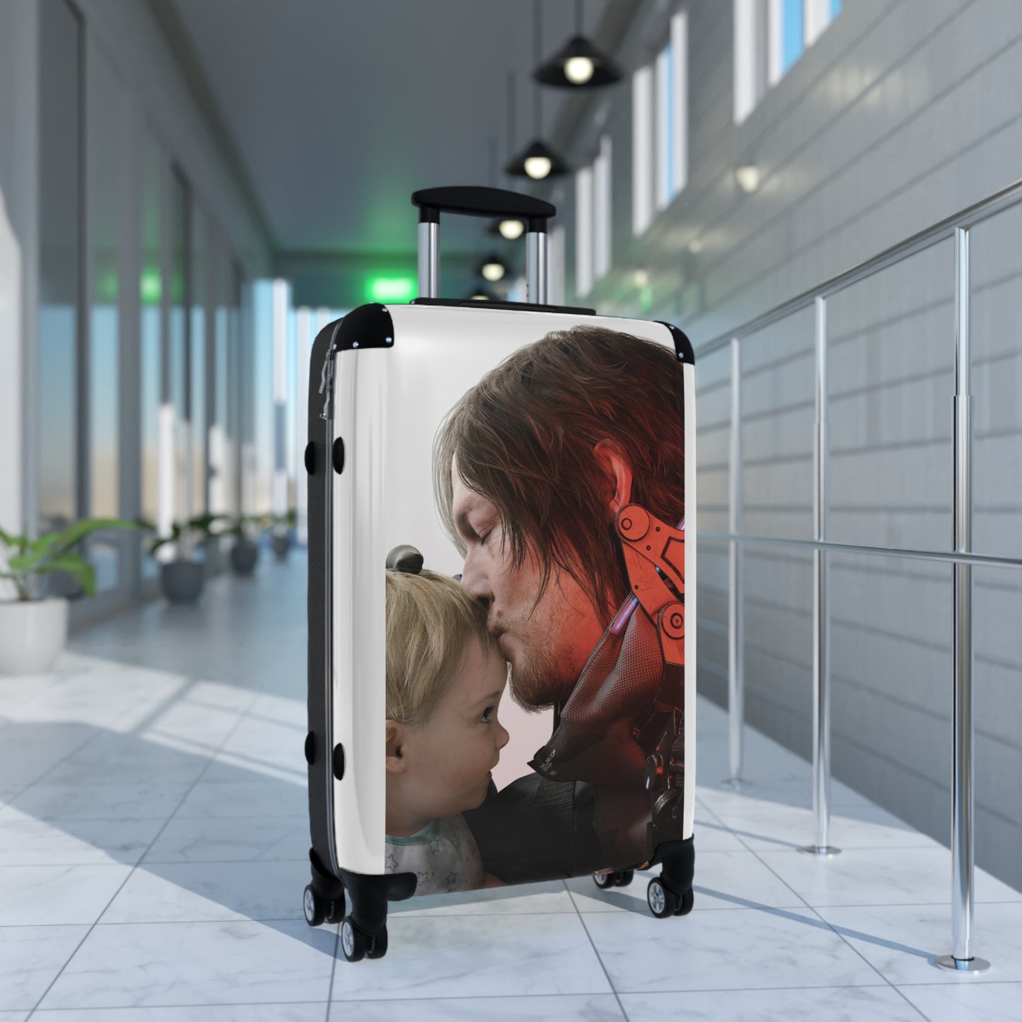 Video Games Death Stranding Norman Reedus Carry-On Suitcase - Stylish Luggage for Travelers