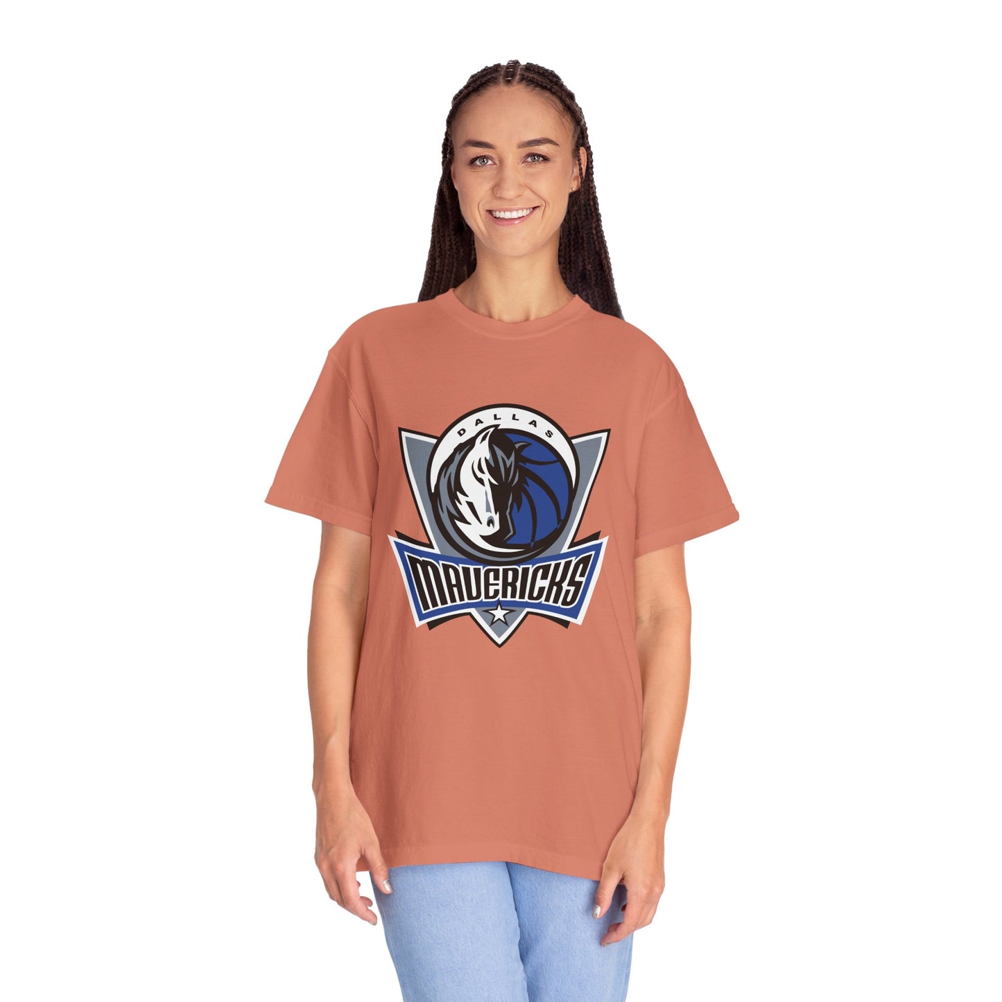 Dallas Mavericks Garment-Dyed T-Shirt – Premium Cotton Tee for Customization