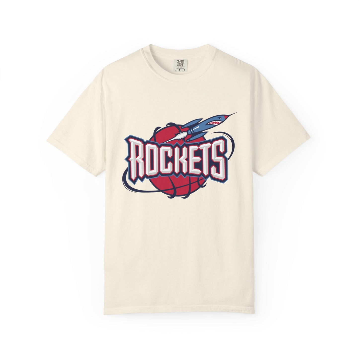 Houston Rockets Game Day Garment-Dyed T-Shirt – Premium Cotton Tee for Customization