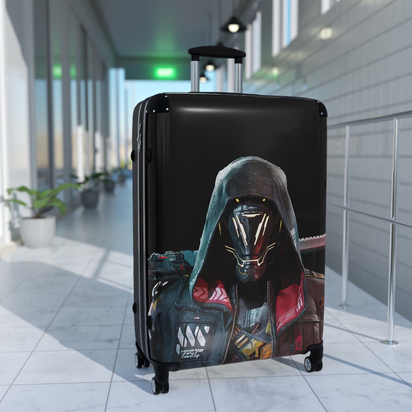 Video Games Ghost Runner Carry-On Suitcase - Stylish Luggage for Travelers