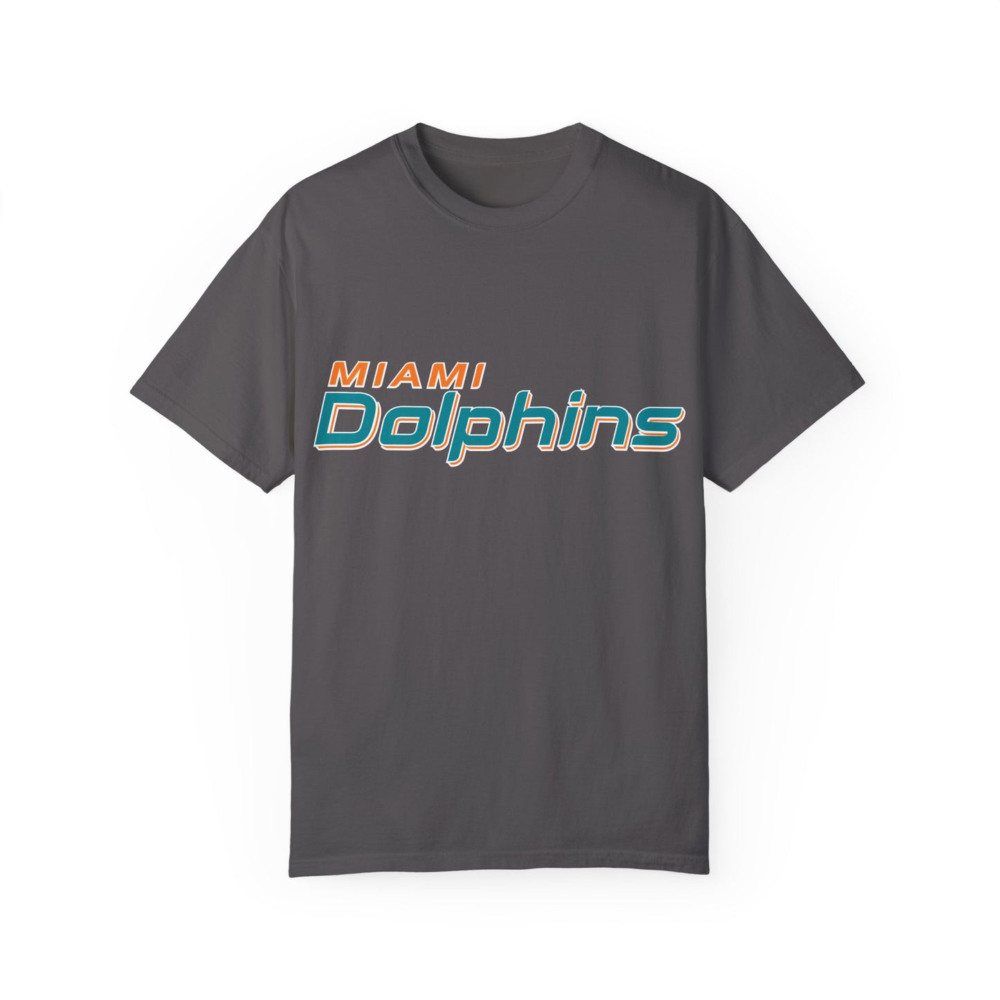 Miami Dolphins Garment-Dyed T-Shirt – Premium Cotton Tee for Customization