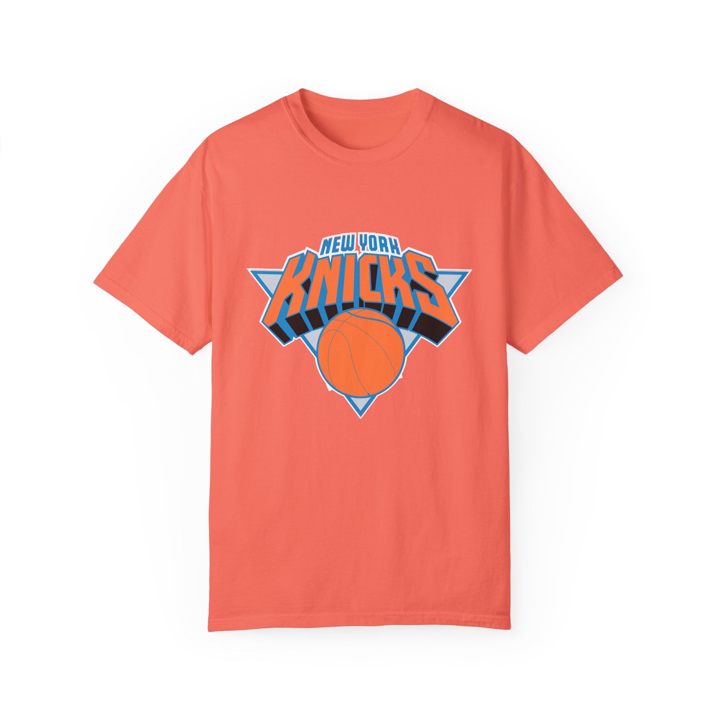 New York Knicks Hoop Lifestyle Garment-Dyed T-Shirt – Premium Cotton Tee for Customization
