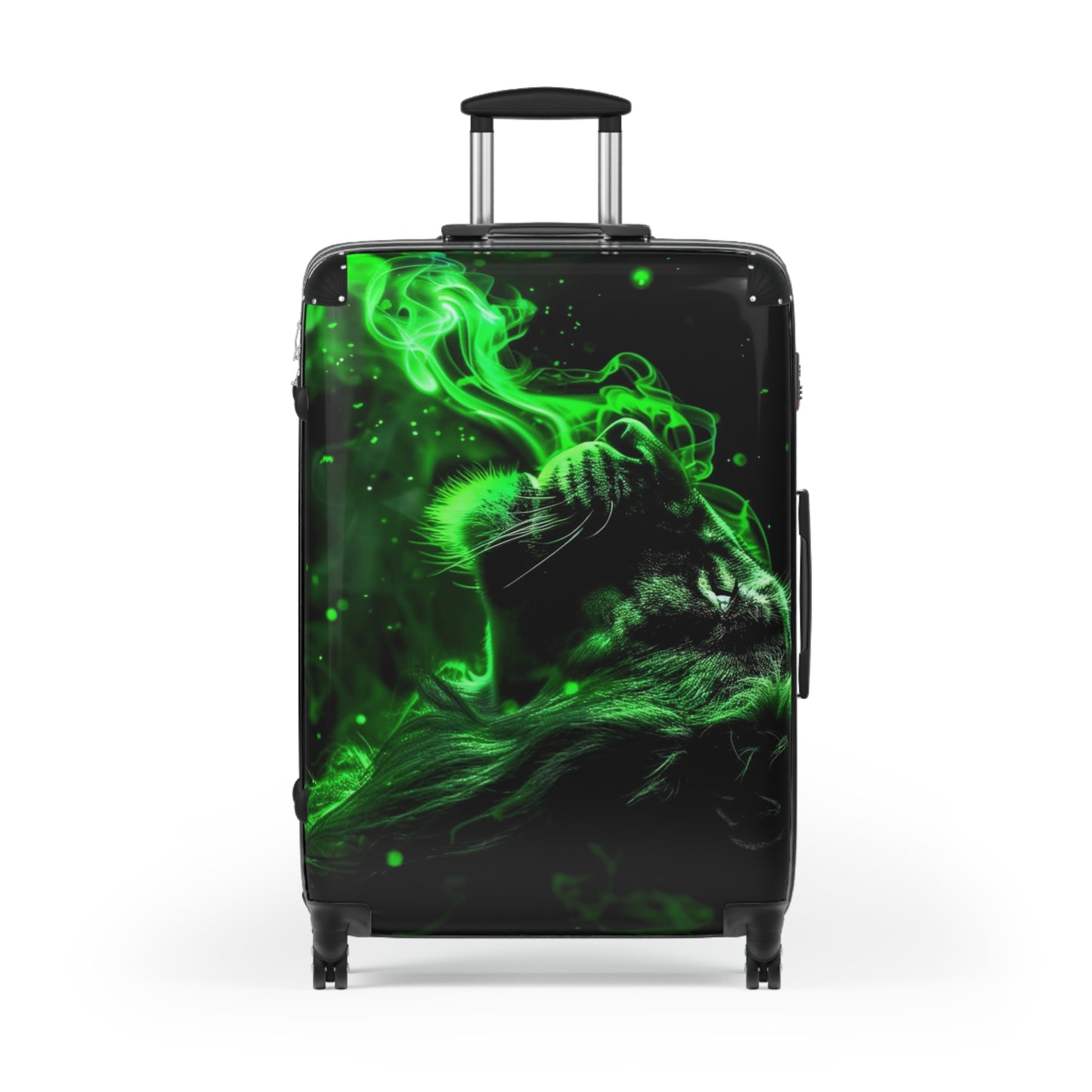 Animals Lion Green Carry-On Suitcase - Stylish Luggage for Travelers