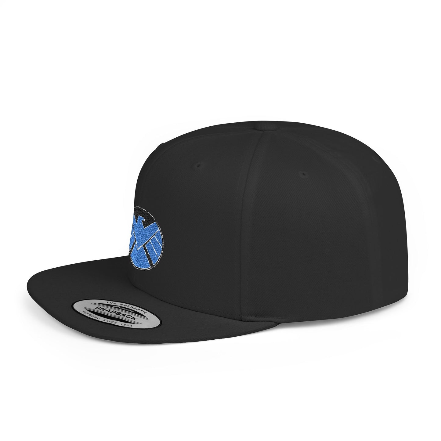 Marvel Shield Flat Bill Snapback – Lightweight, Custom Fit, Premium Quality