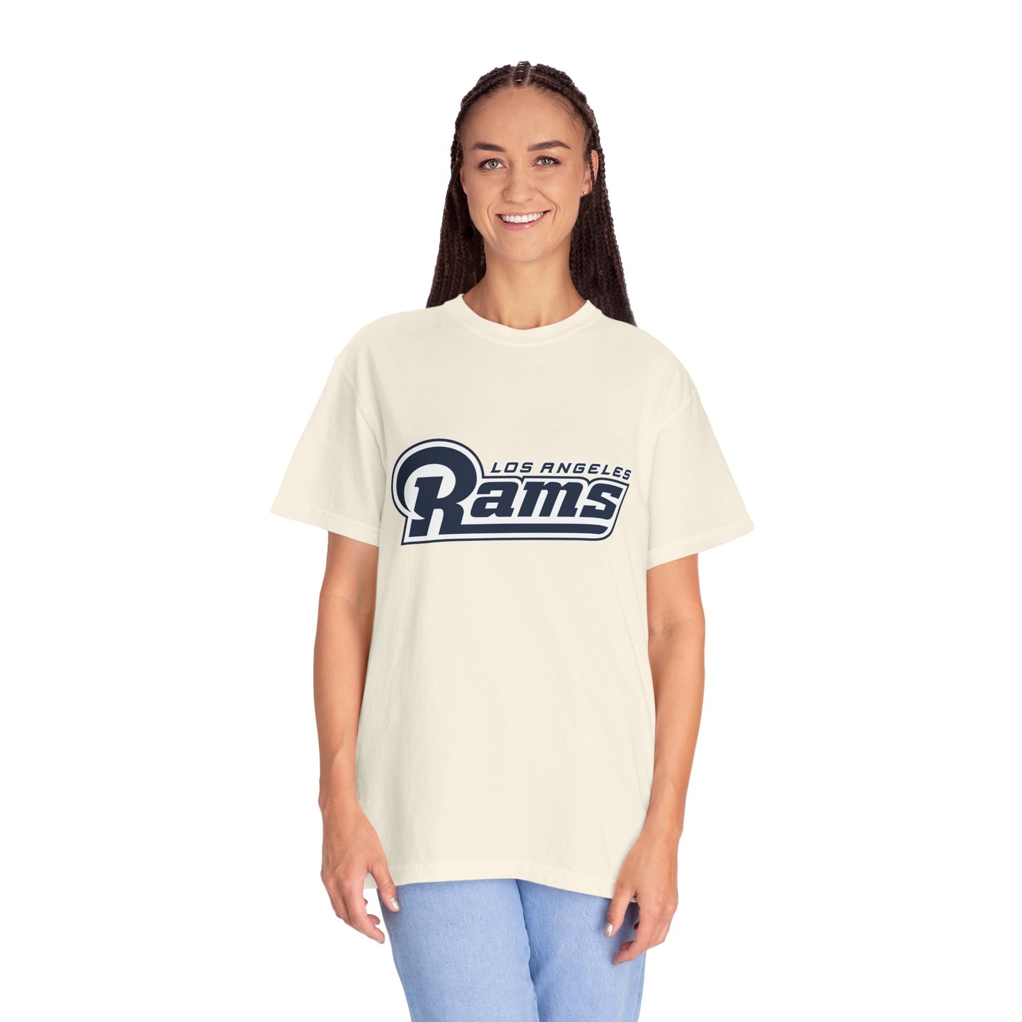Los Angeles Rams Gear Garment-Dyed T-Shirt – Premium Cotton Tee for Customization