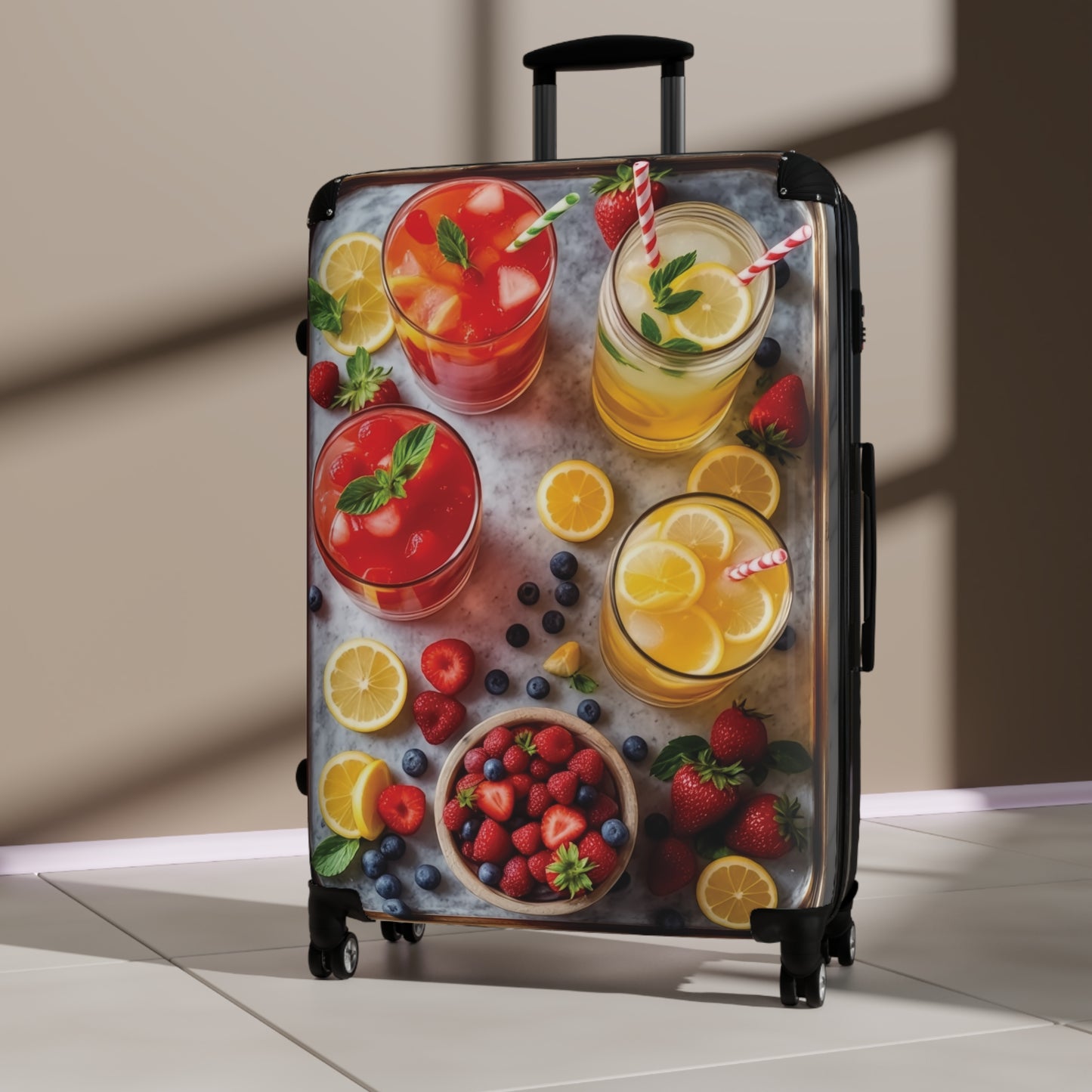 Nature Summer Fruit Carry-On Suitcase - Stylish Luggage for Travelers