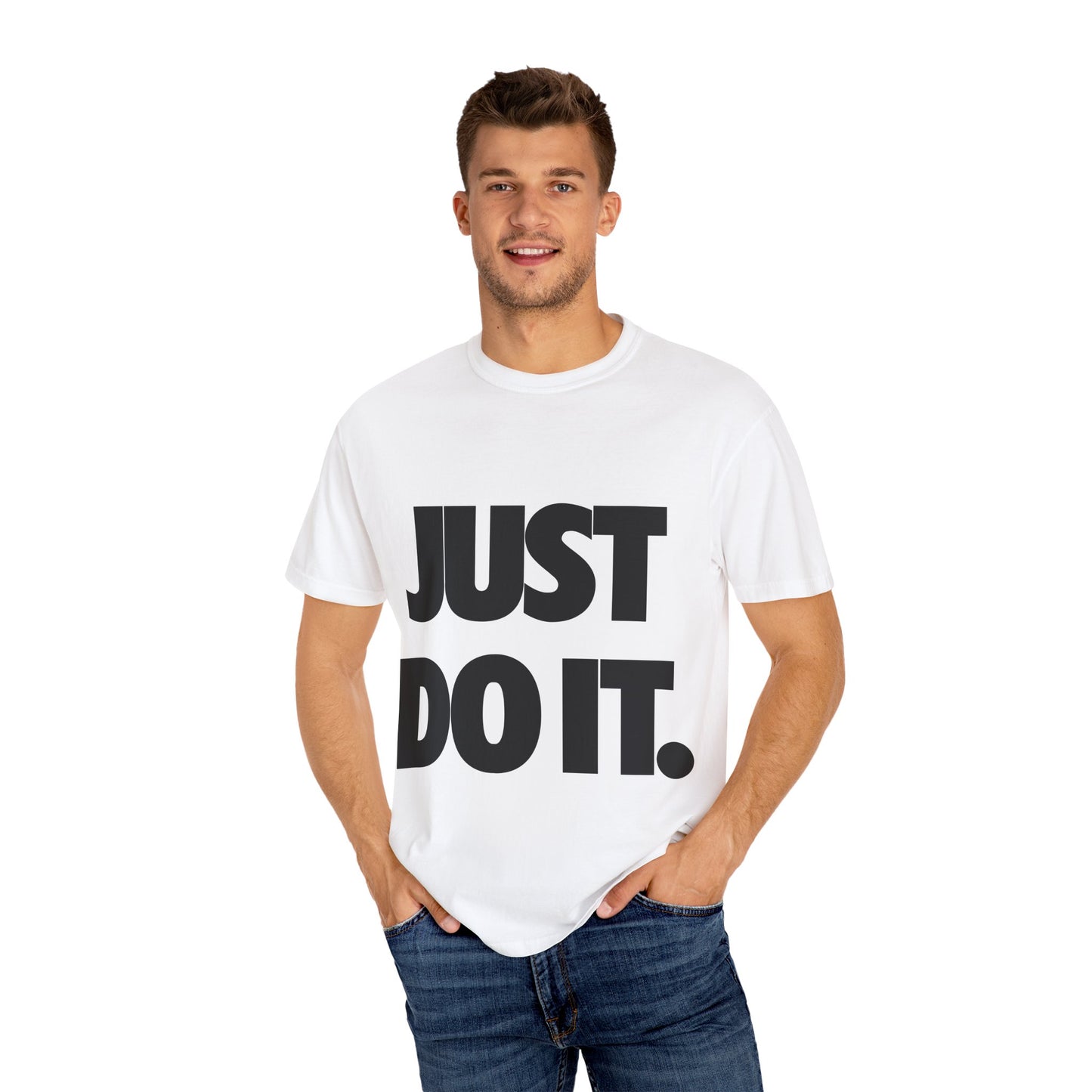 Nike Just Do It Garment-Dyed T-Shirt – Premium Cotton Tee for Customization