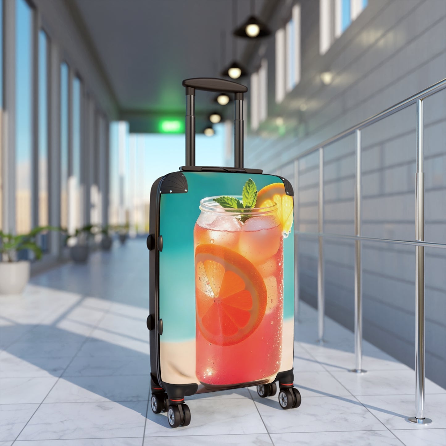 Nature Summer Drink Carry-On Suitcase - Stylish Luggage for Travelers