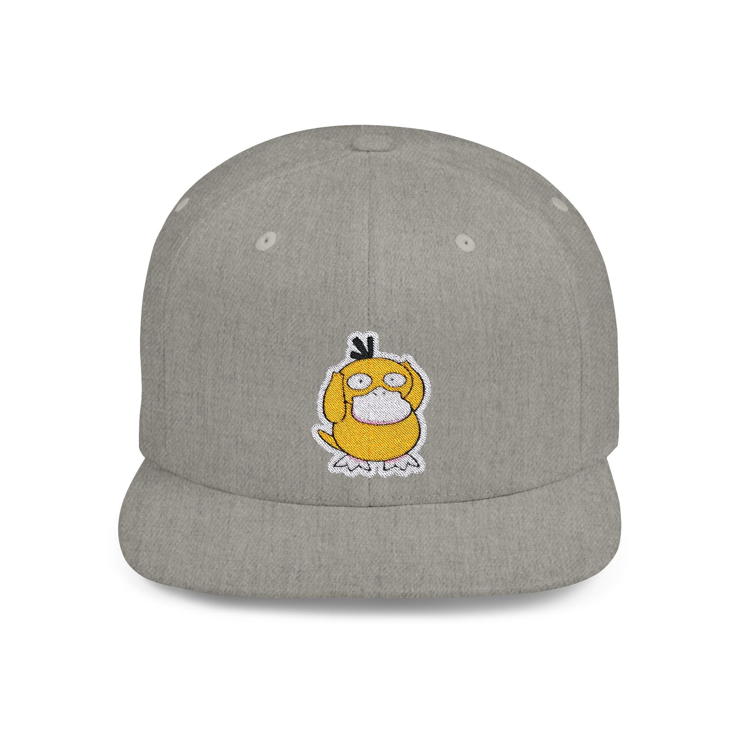 Psyduck Pokemon Flat Bill Snapback – Lightweight, Custom Fit, Premium Quality