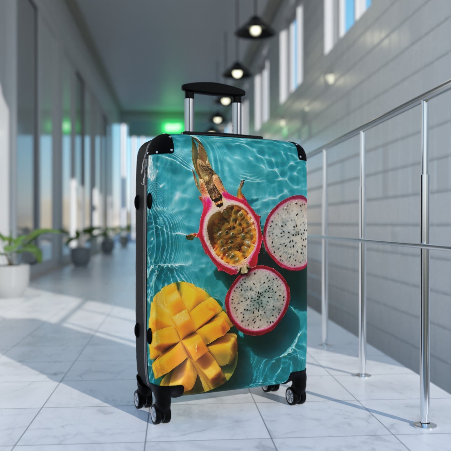 Nature Summer Fruits FLoating Carry-On Suitcase - Stylish Luggage for Travelers