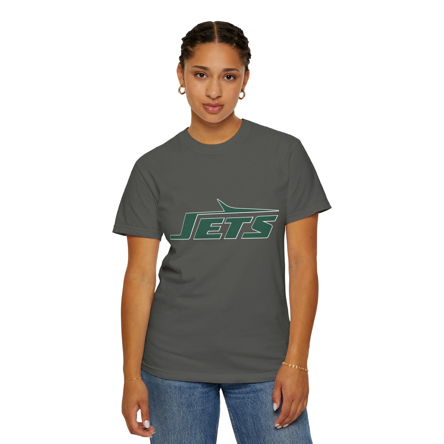 New York Jets Football Accessories Garment-Dyed T-Shirt – Premium Cotton Tee for Customization