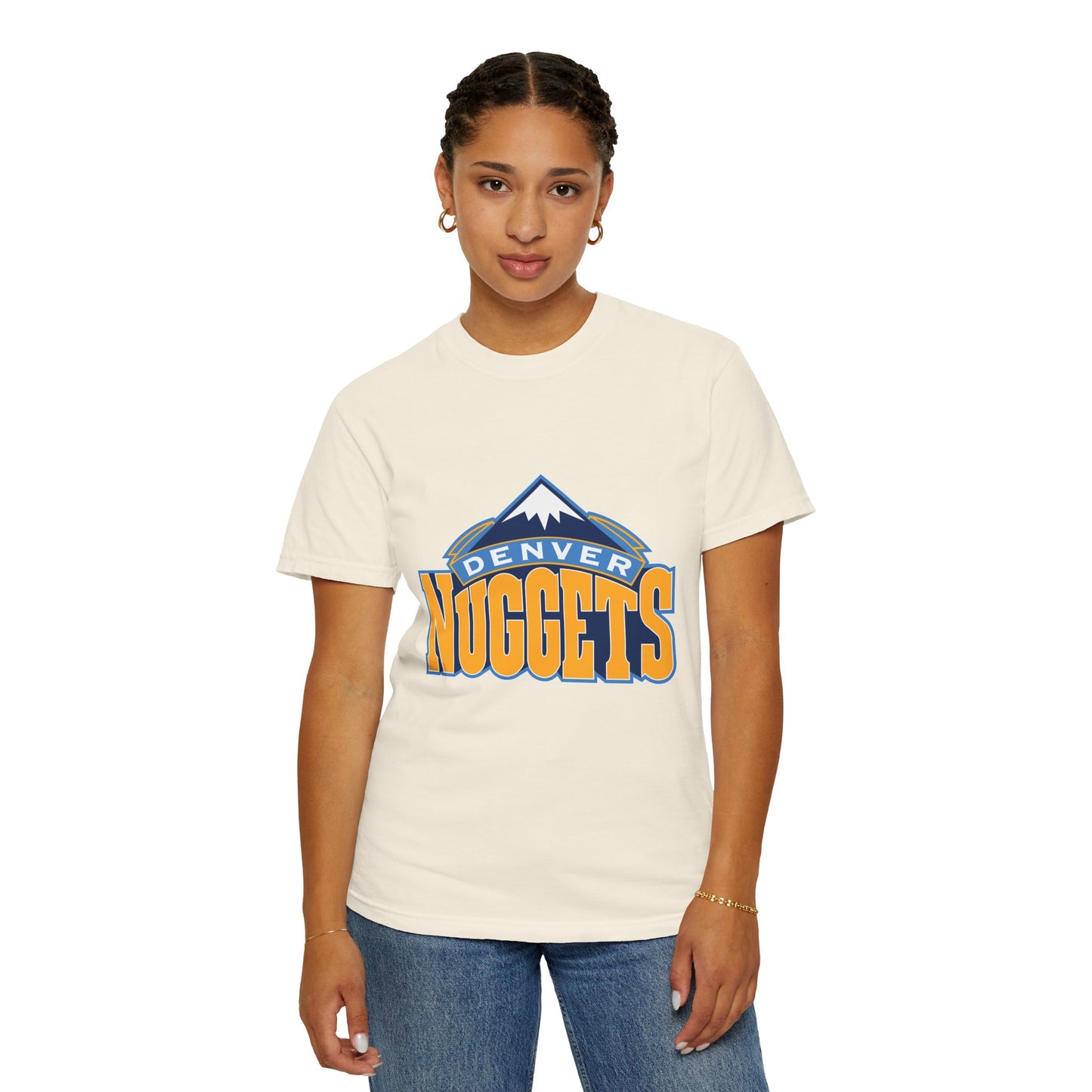 Denver Nuggets Garment-Dyed T-Shirt – Premium Cotton Tee for Customization
