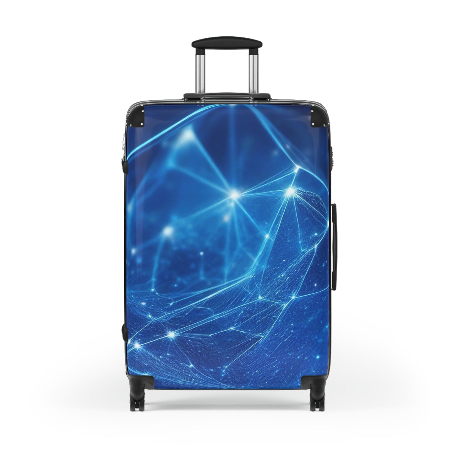 Abstract Connected Dots Art Carry-On Suitcase - Stylish Luggage for Travelers