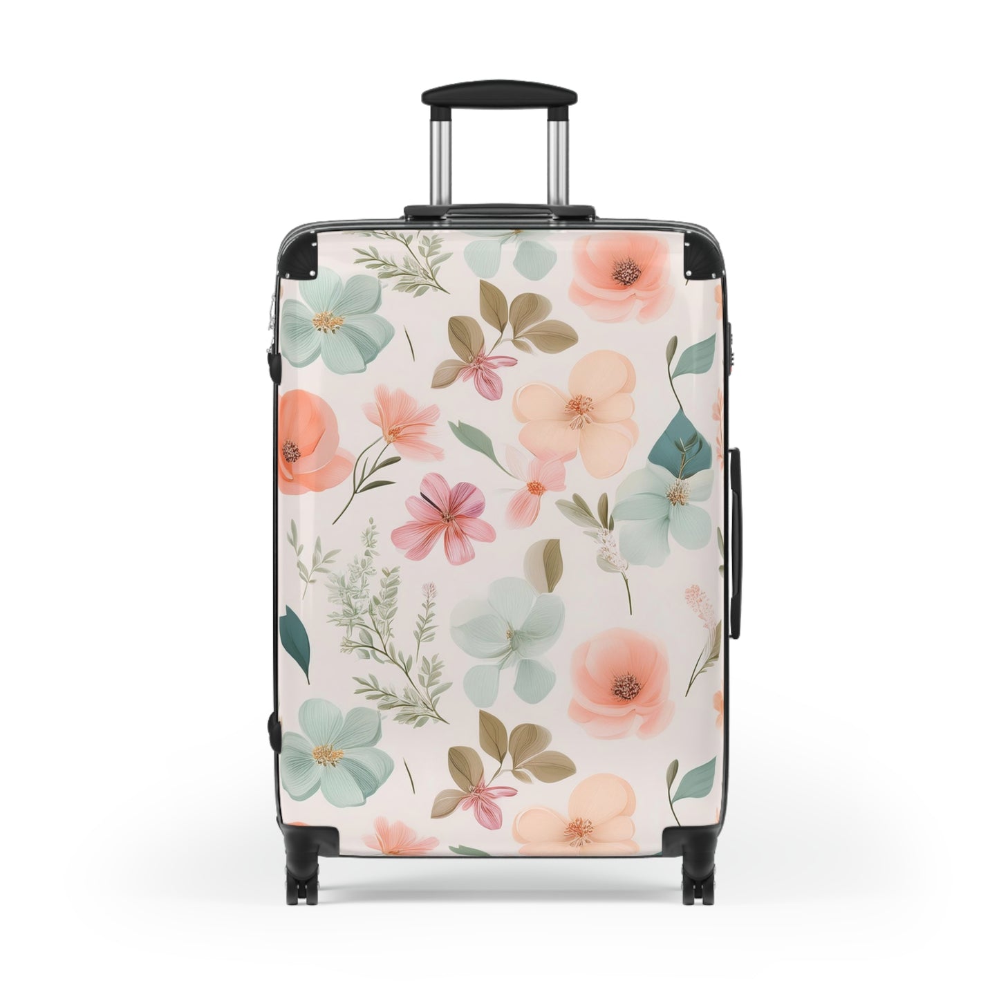 Nature Flowers Floral Dedicated Floral Pattern Art Carry-On Suitcase - Stylish Luggage for Travelers