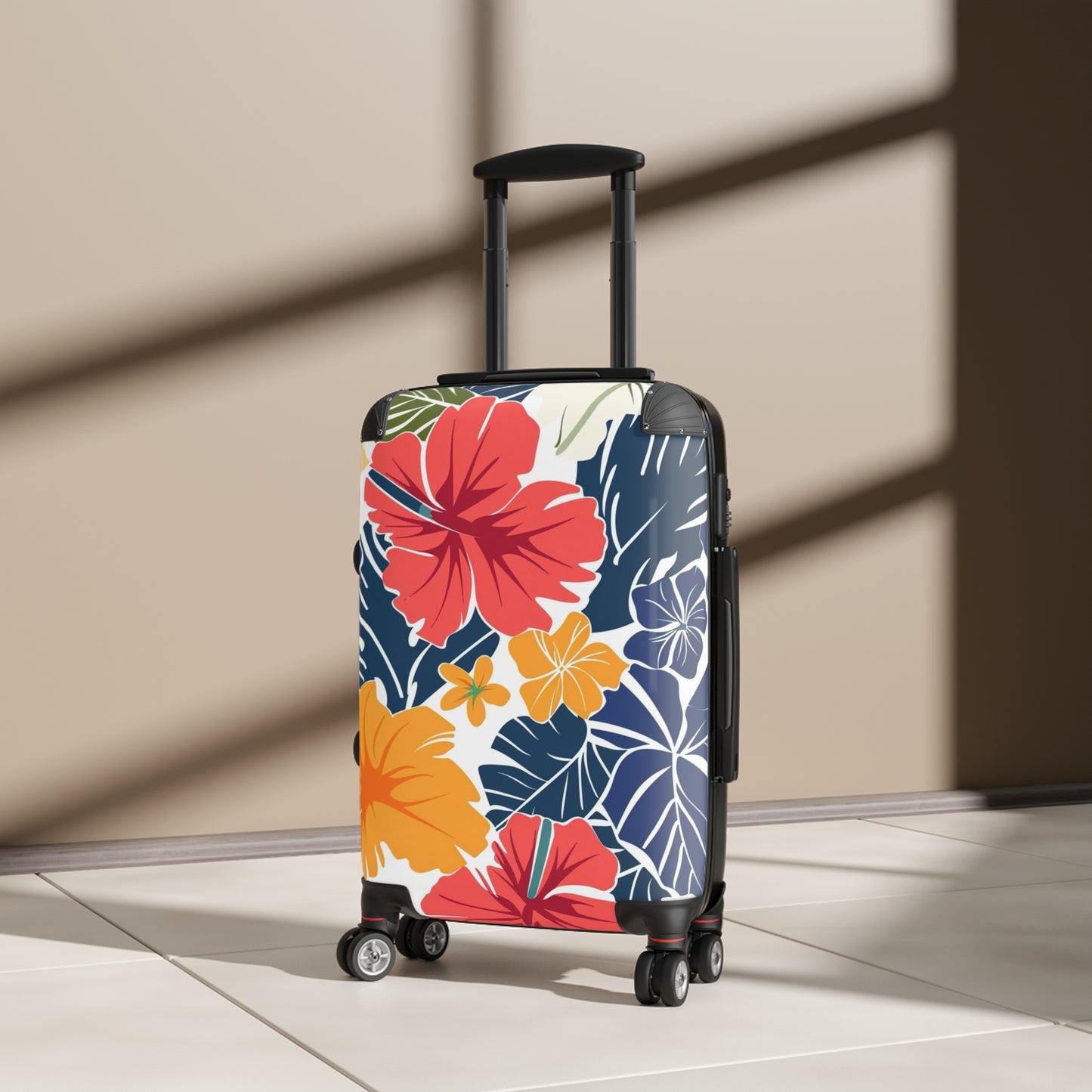 Nature Flowers Floral Animated Art Carry-On Suitcase - Stylish Luggage for Travelers