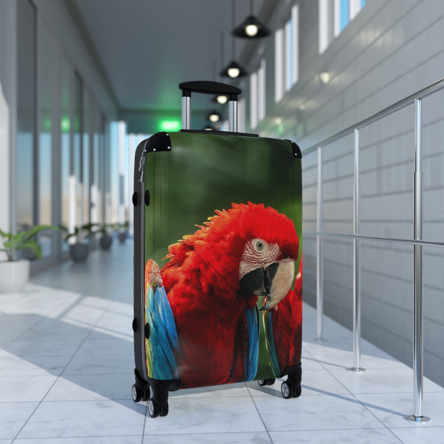 Animals Macaw Bird Carry-On Suitcase - Stylish Luggage for Travelers