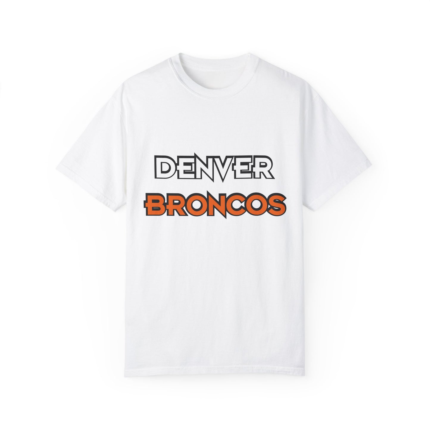 Denver Broncos Pride Garment-Dyed T-Shirt – Premium Cotton Tee for Customization