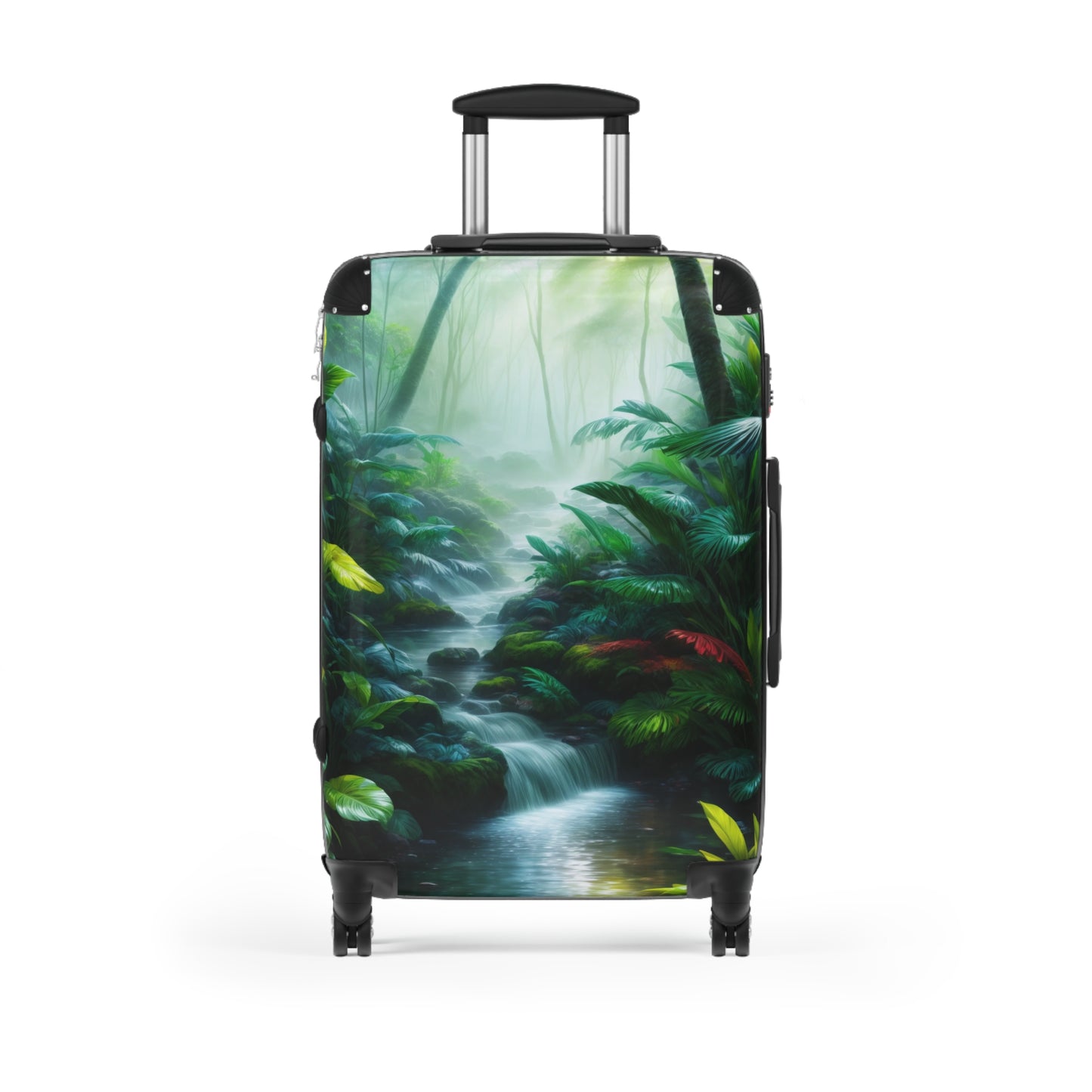 Nature Landscape Rain Forest Art Carry-On Suitcase - Stylish Luggage for Travelers