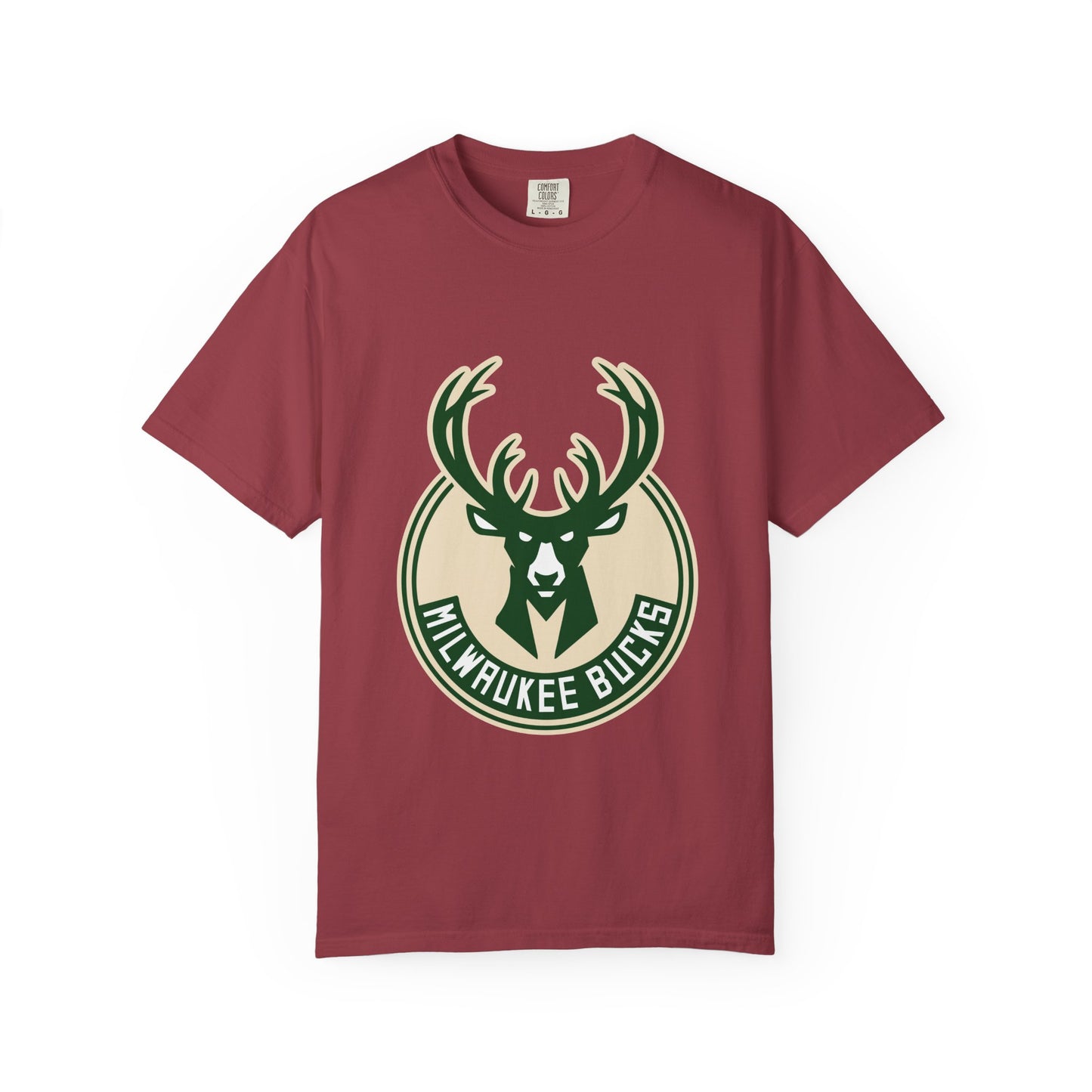 Milwaukee Bucks NBA Garment-Dyed T-Shirt – Premium Cotton Tee for Customization