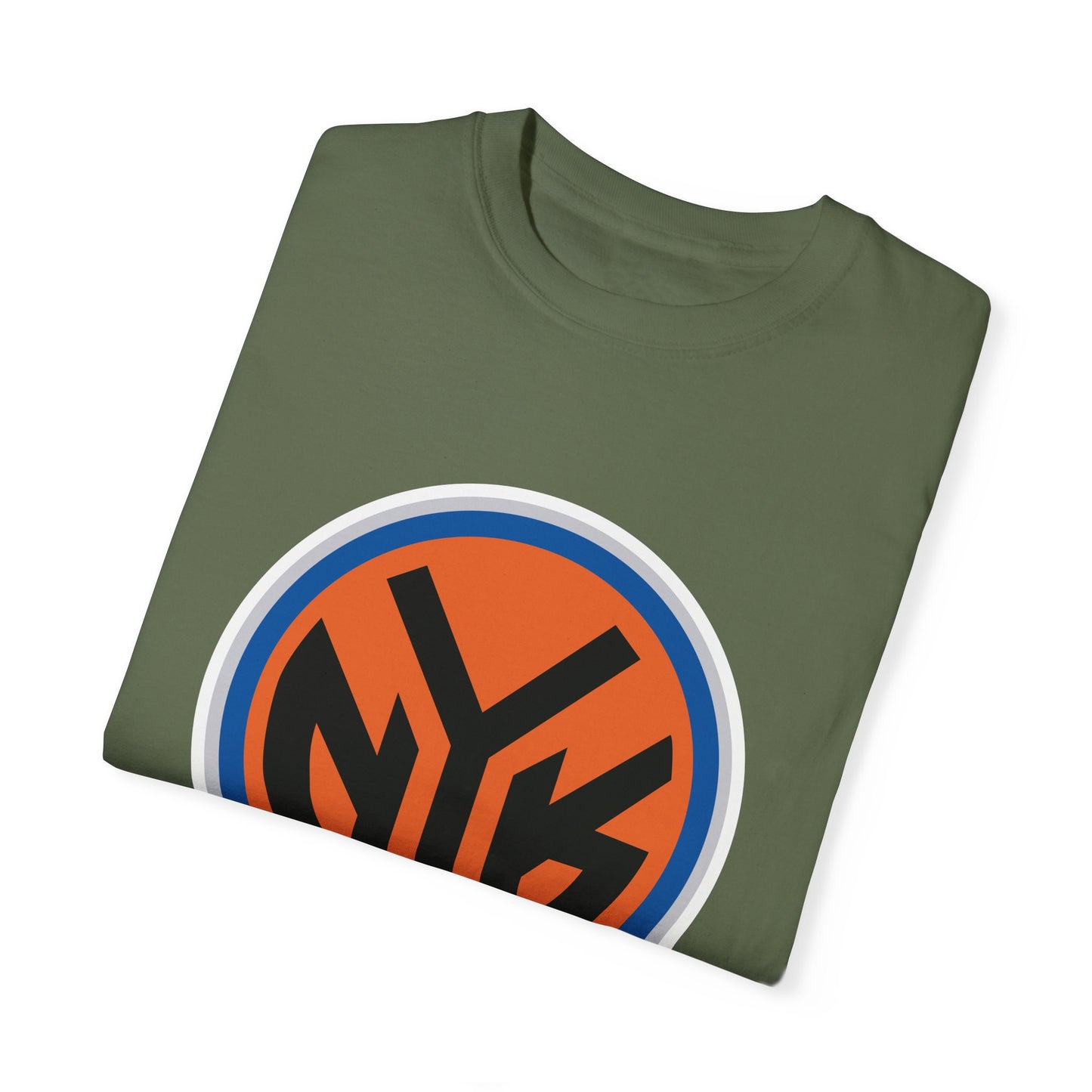 New York Knicks Basketball Fanatics Garment-Dyed T-Shirt – Premium Cotton Tee for Customization