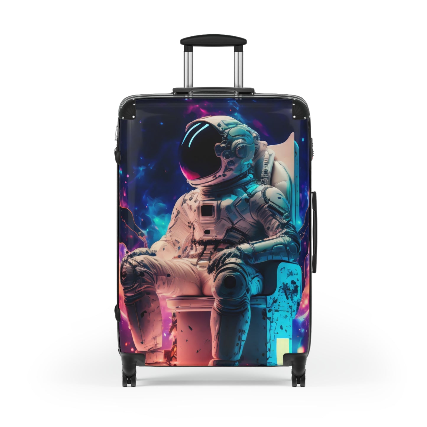 Space Astronaut Chill Carry-On Suitcase - Stylish Luggage for Travelers