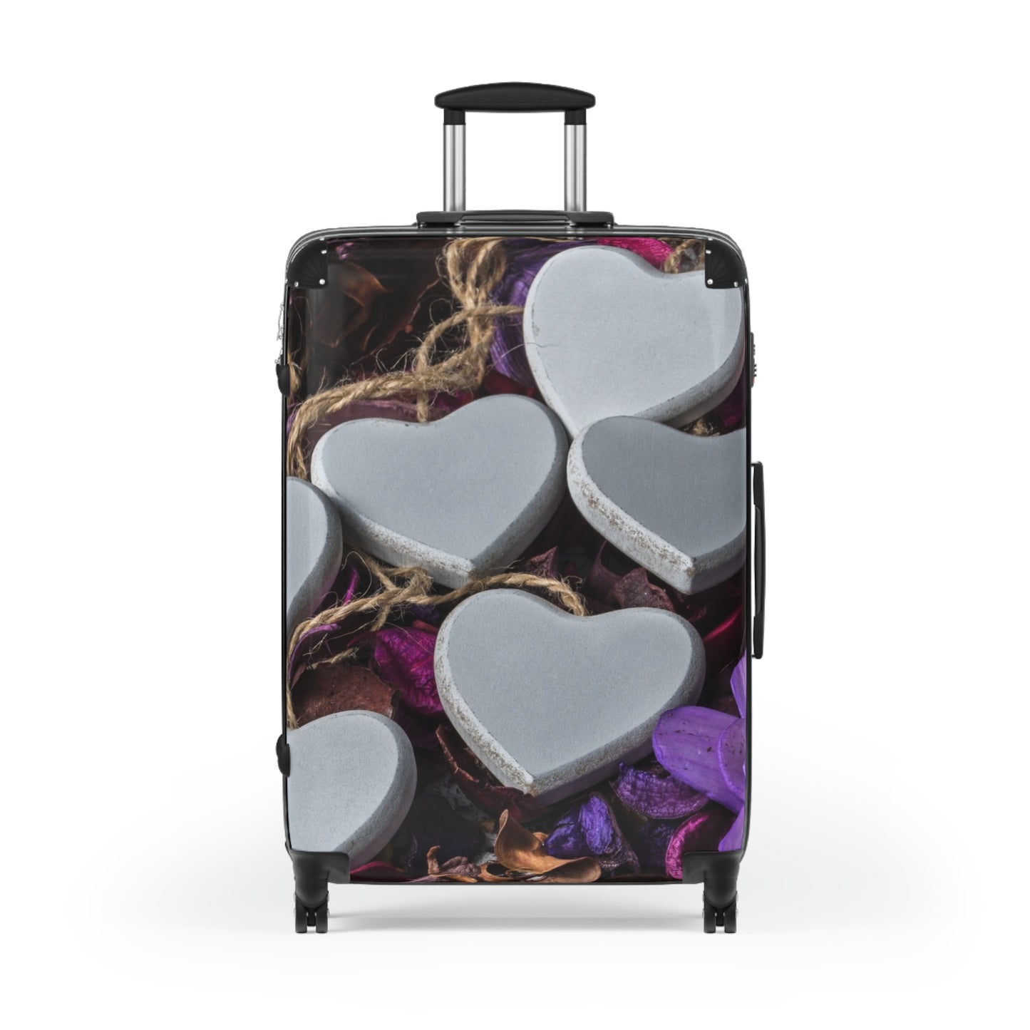 Love Heart Decor Art Carry-On Suitcase - Stylish Luggage for Travelers
