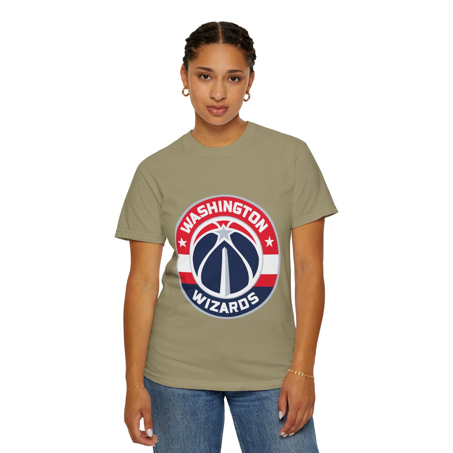 Washington Wizards Strong Garment-Dyed T-Shirt – Premium Cotton Tee for Customization
