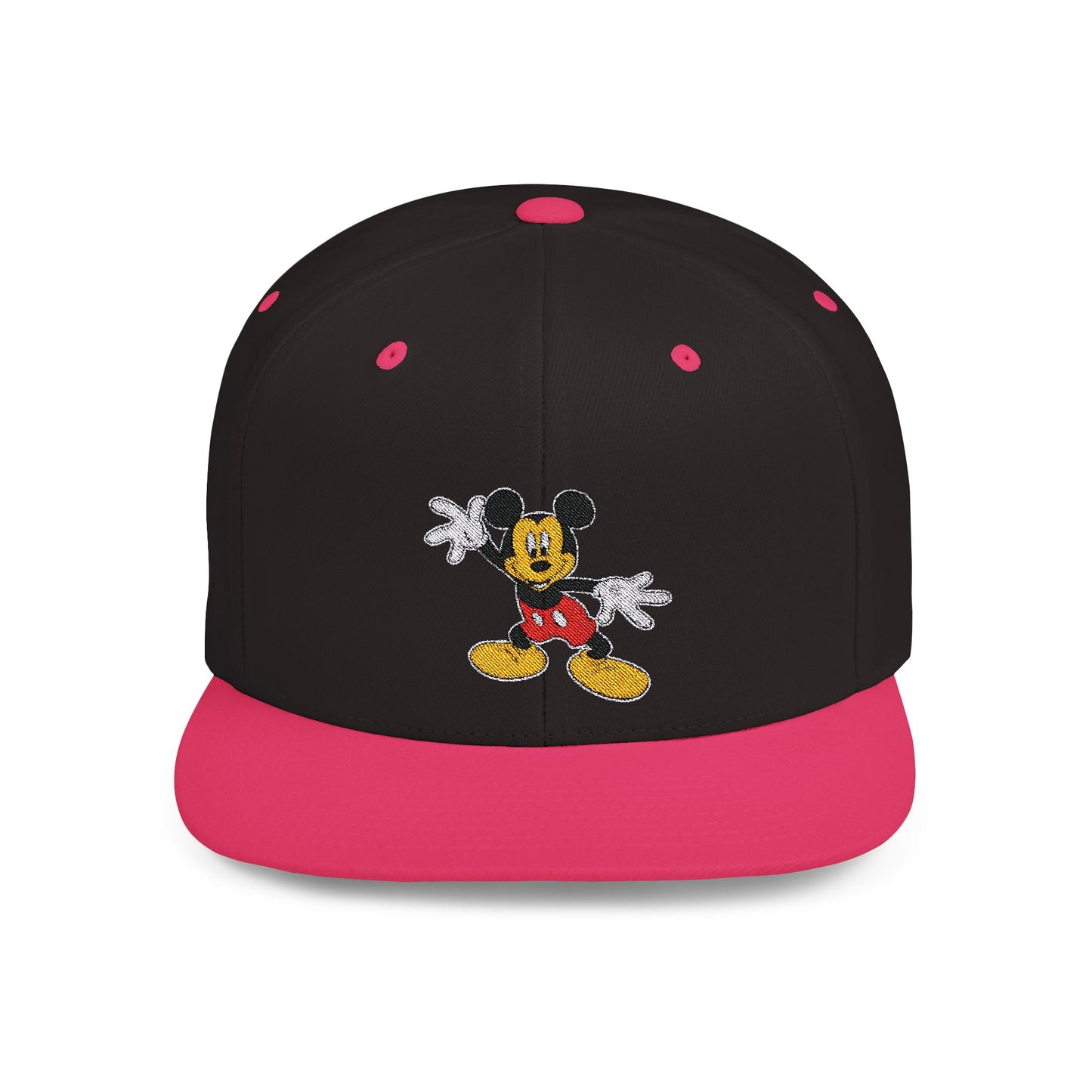 Mickey Mouse Fun Disney Flat Bill Snapback – Lightweight, Custom Fit, Premium Quality