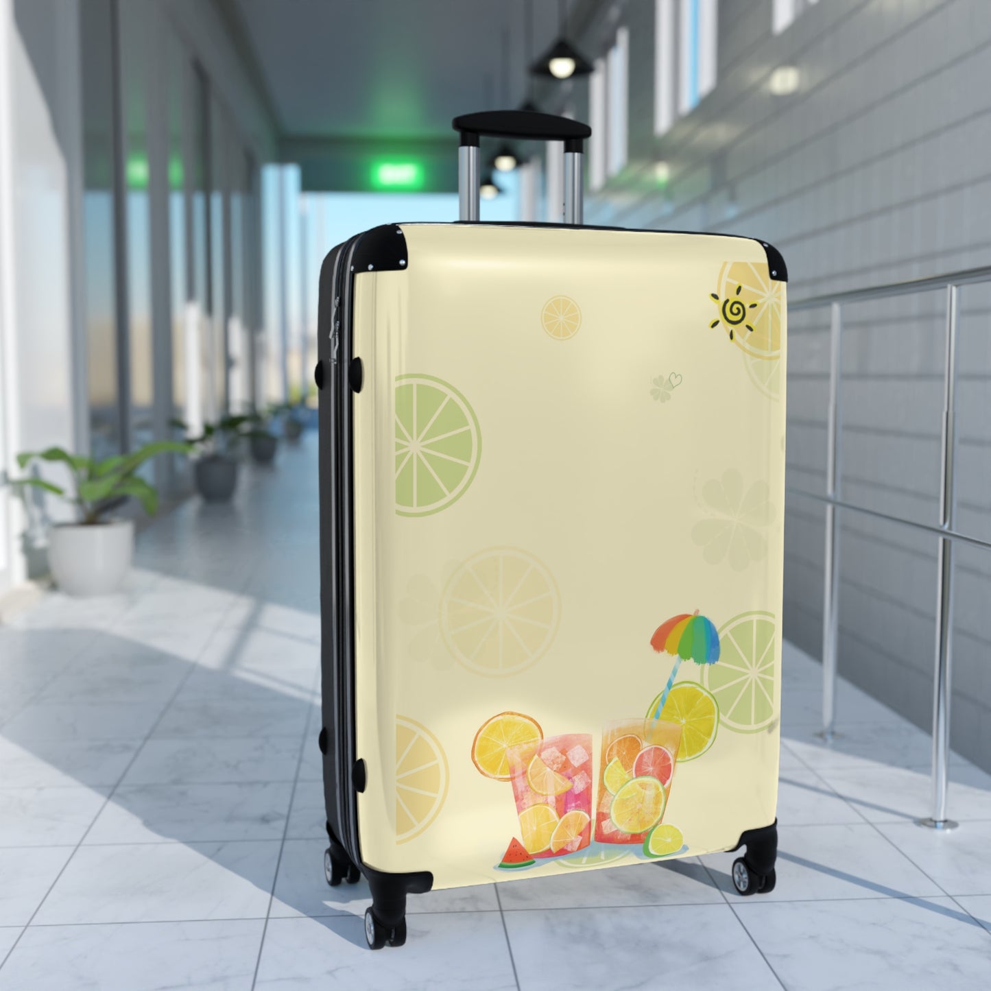 Nature Summer Fresh Drink Art Carry-On Suitcase - Stylish Luggage for Travelers
