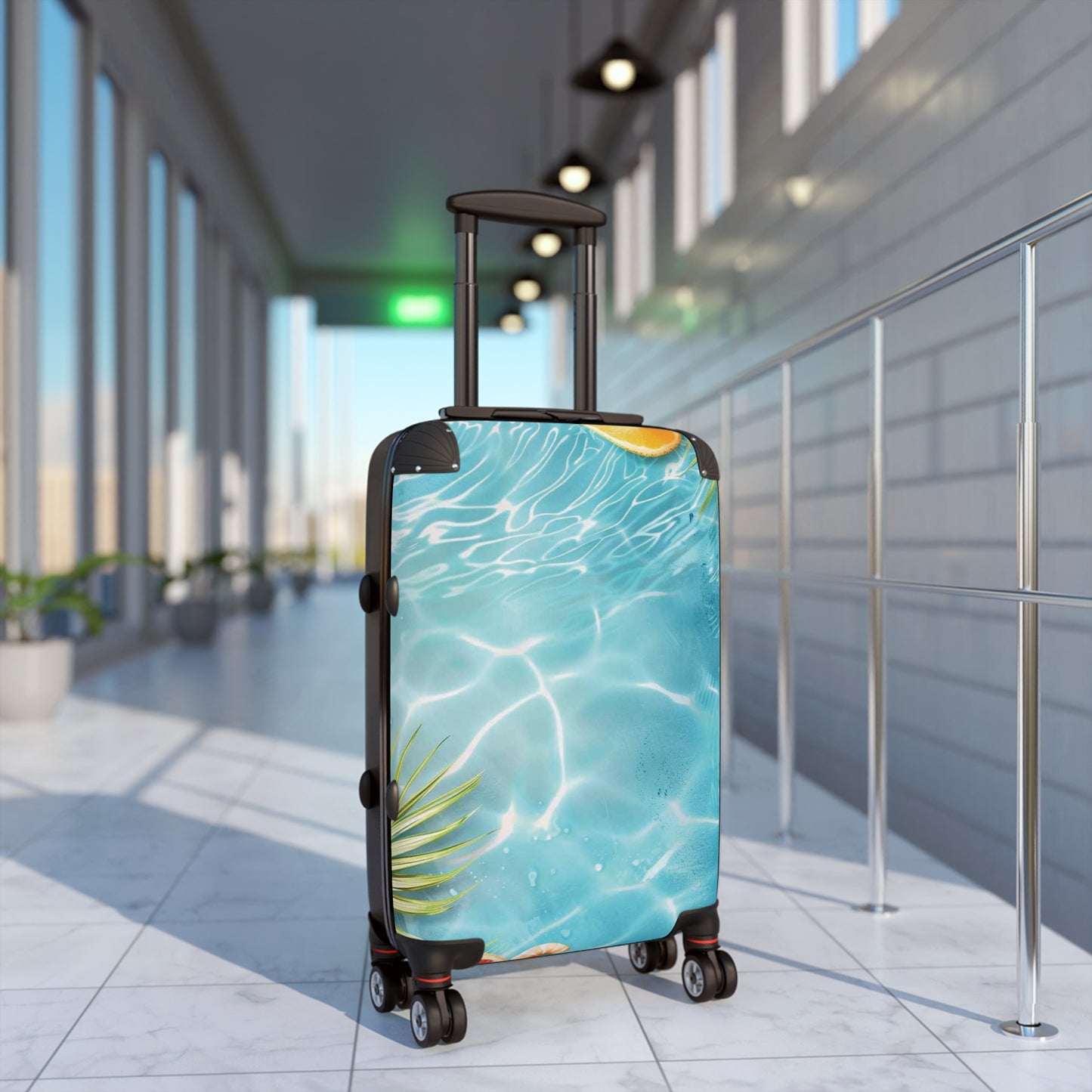 Nature Summer Background Art Carry-On Suitcase - Stylish Luggage for Travelers