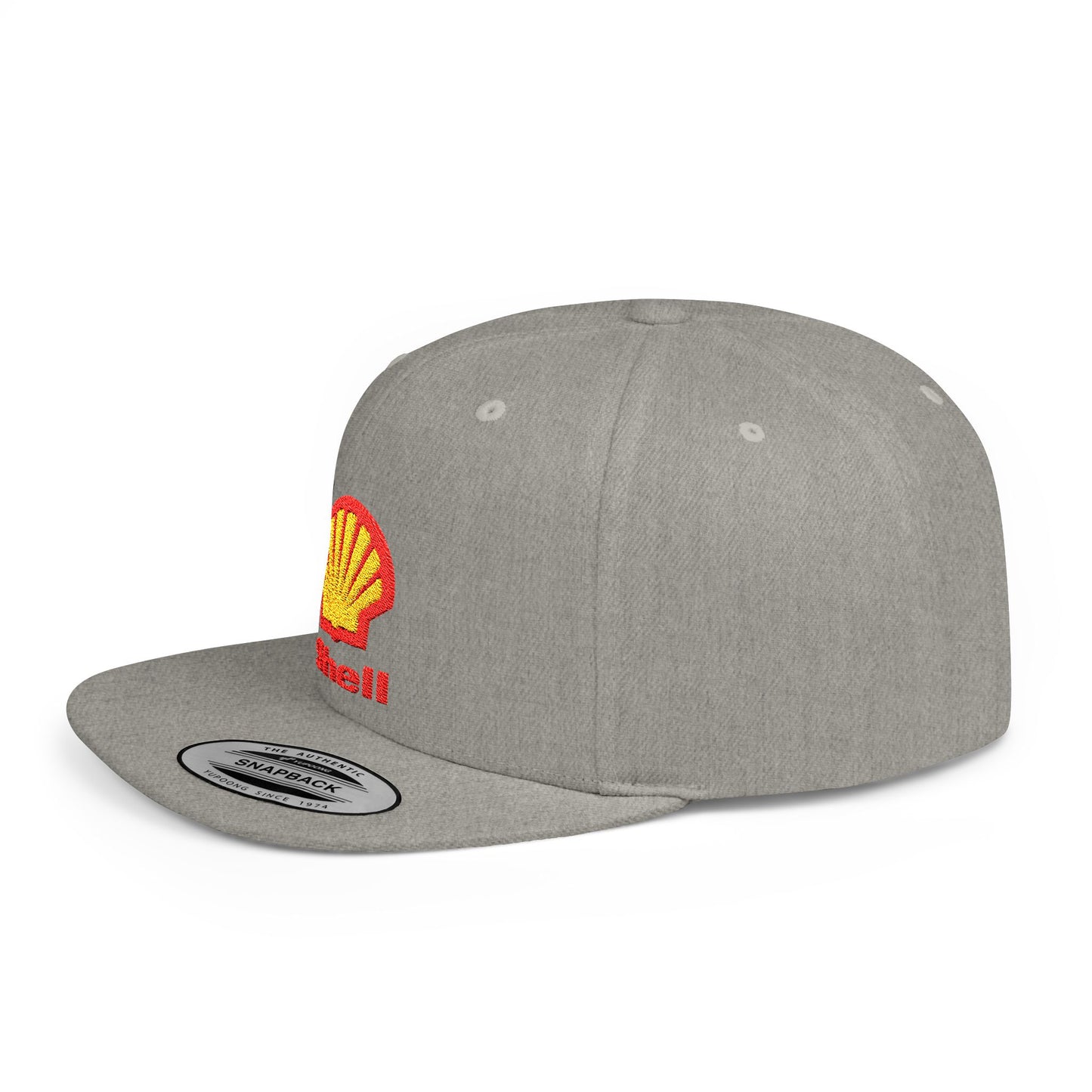 Shell Flat Bill Snapback – Lightweight, Custom Fit, Premium Quality