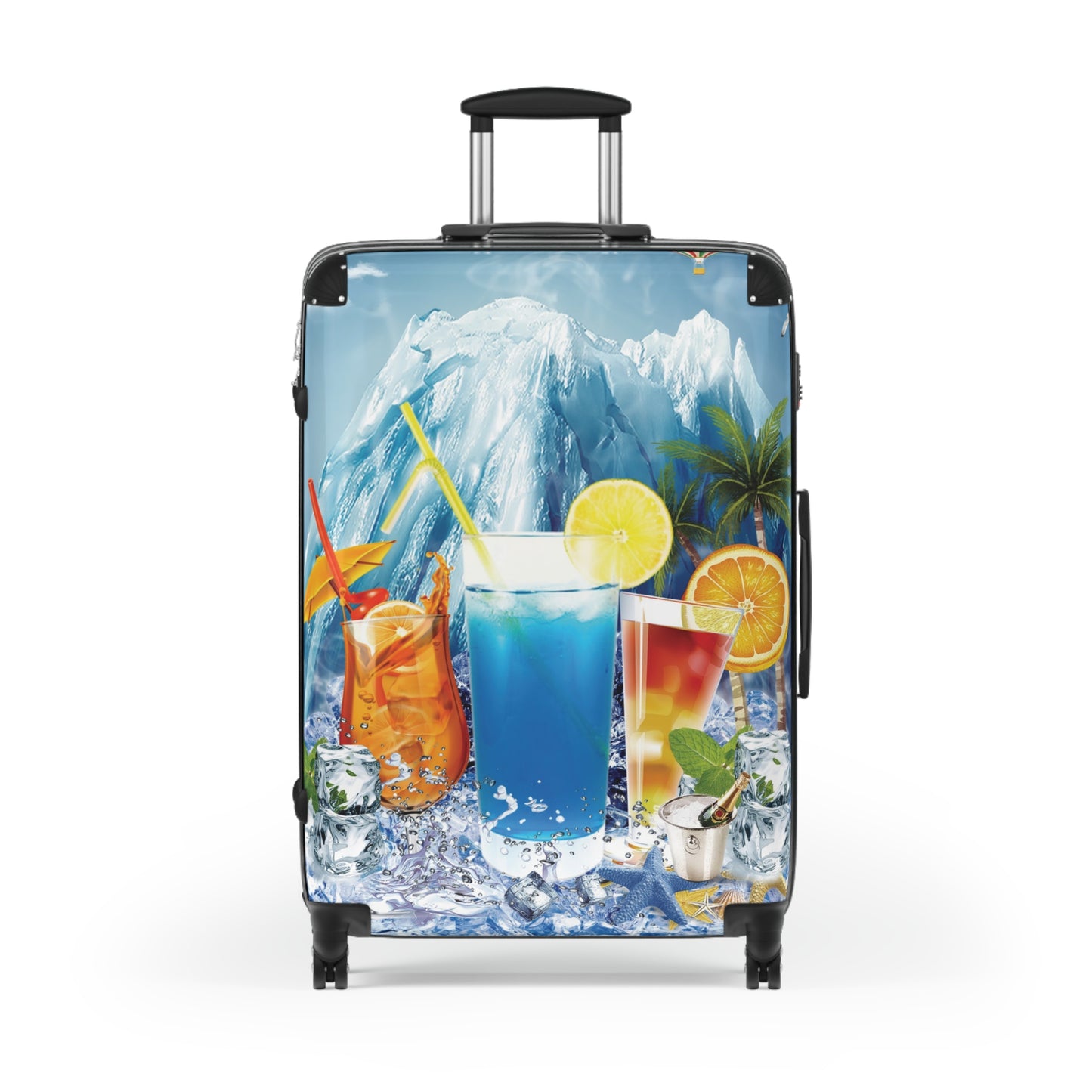 Nature Summer Cool Ice Art Carry-On Suitcase - Stylish Luggage for Travelers
