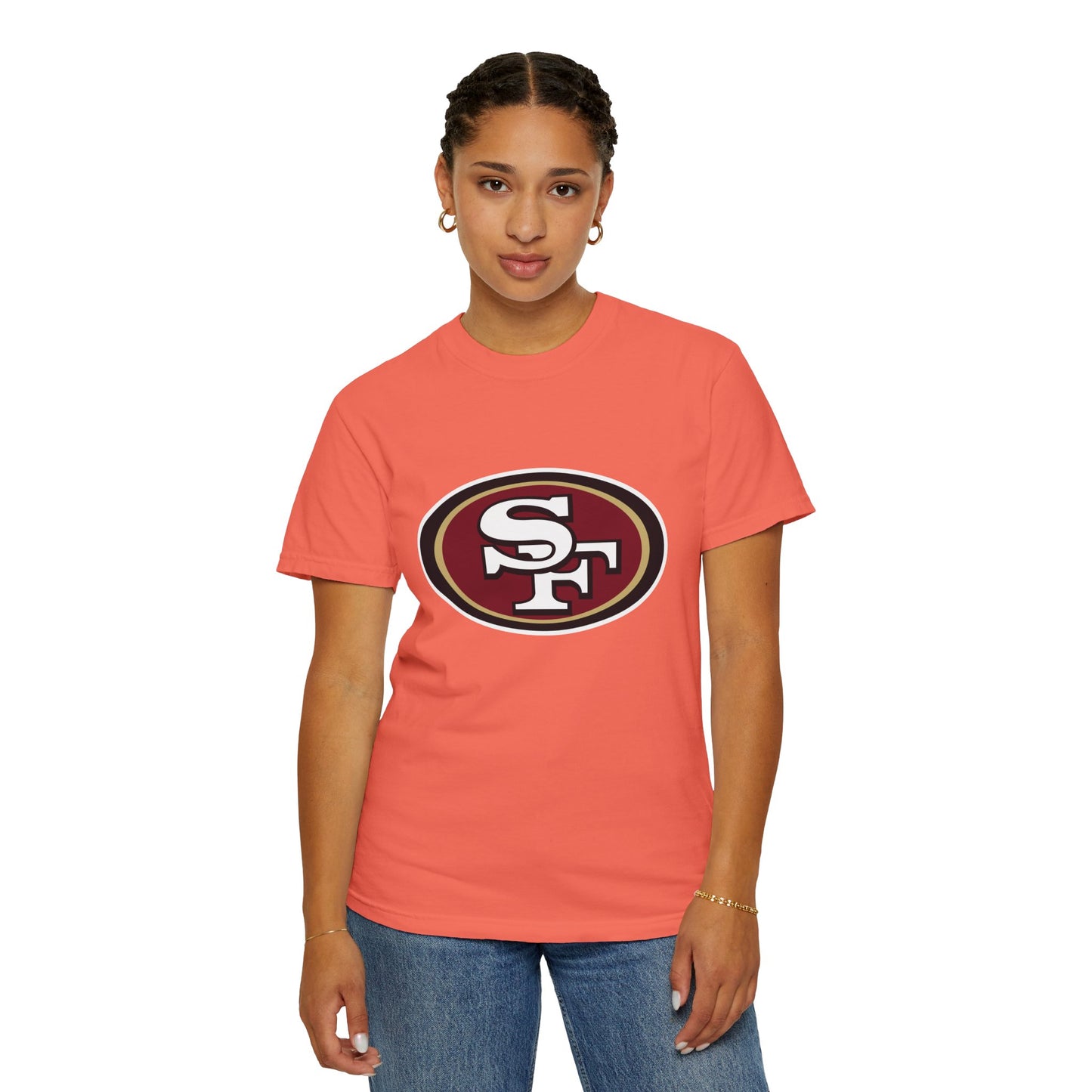 San Francisco 49ers Fan Gifts Garment-Dyed T-Shirt – Premium Cotton Tee for Customization
