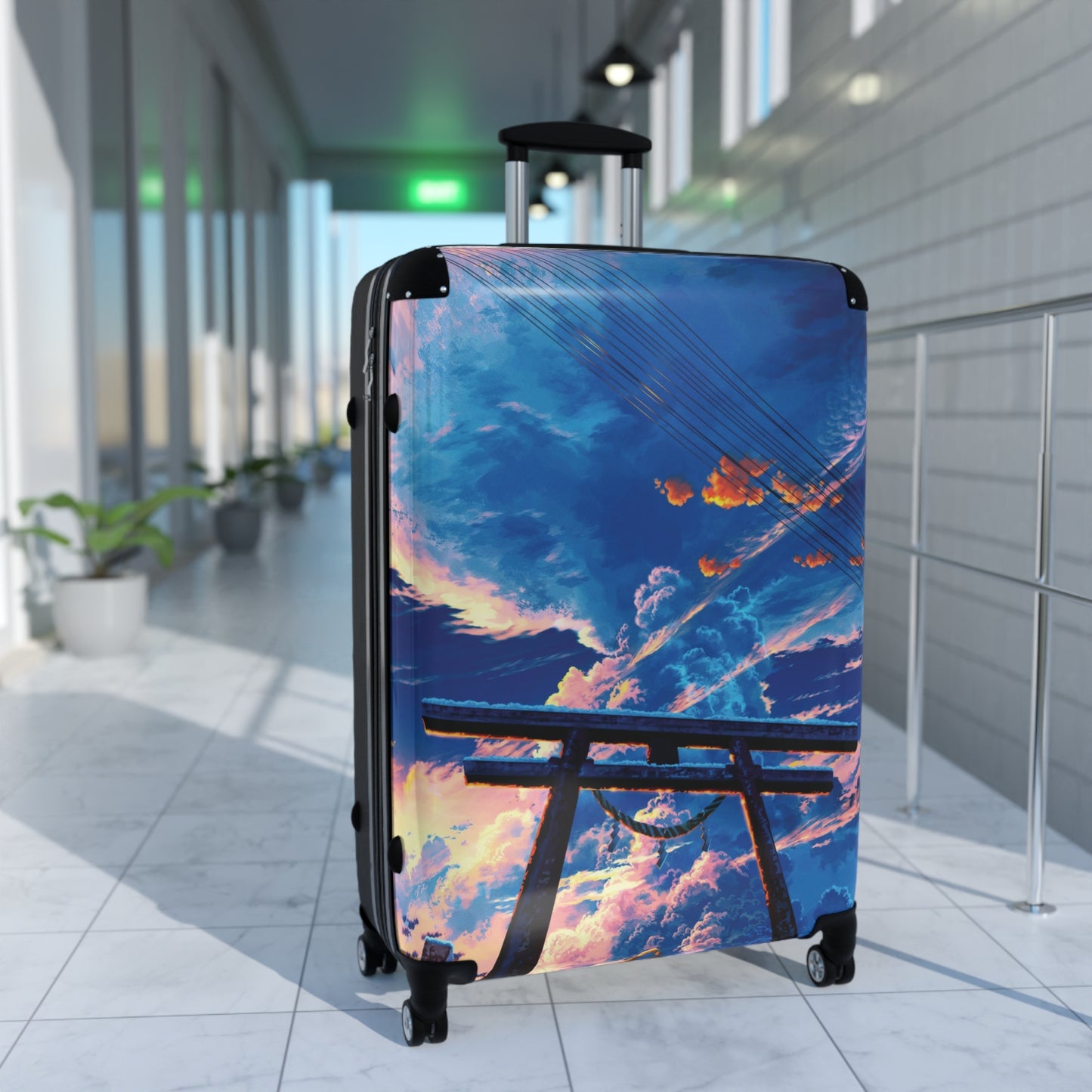 Art Torii Gate Japanese Carry-On Suitcase - Stylish Luggage for Travelers