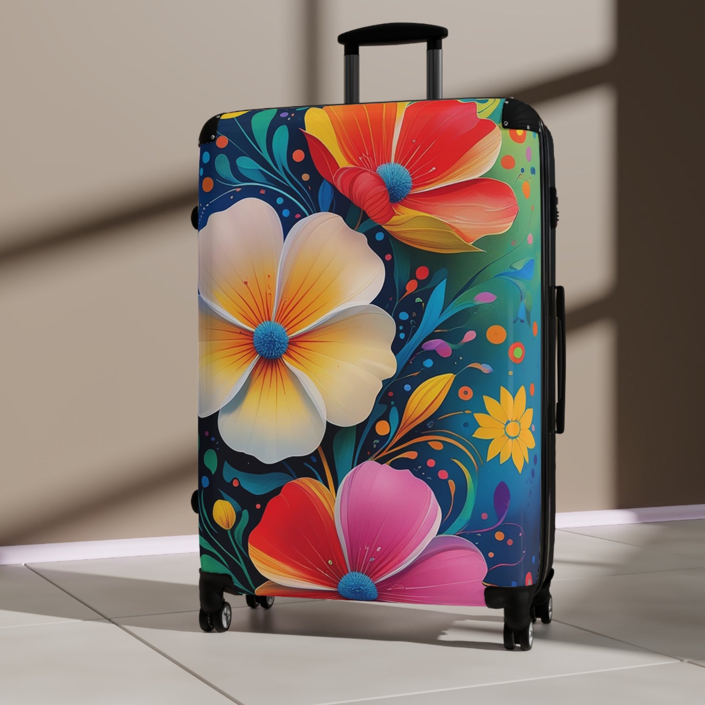 Nature Flowers Floral Spring Flowers Art Carry-On Suitcase - Stylish Luggage for Travelers