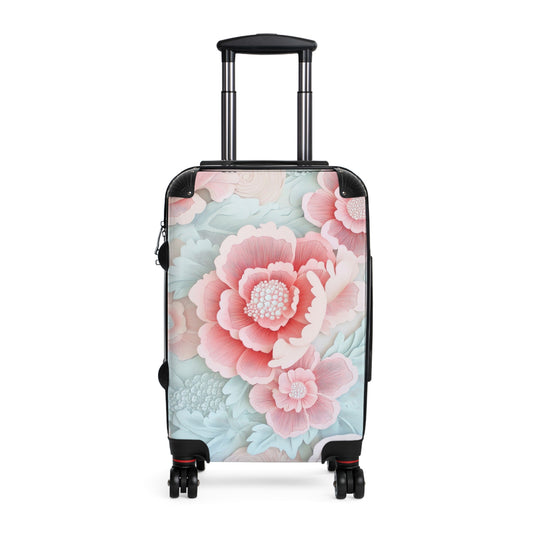 Nature Flowers Floral Intricate Art Carry-On Suitcase - Stylish Luggage for Travelers