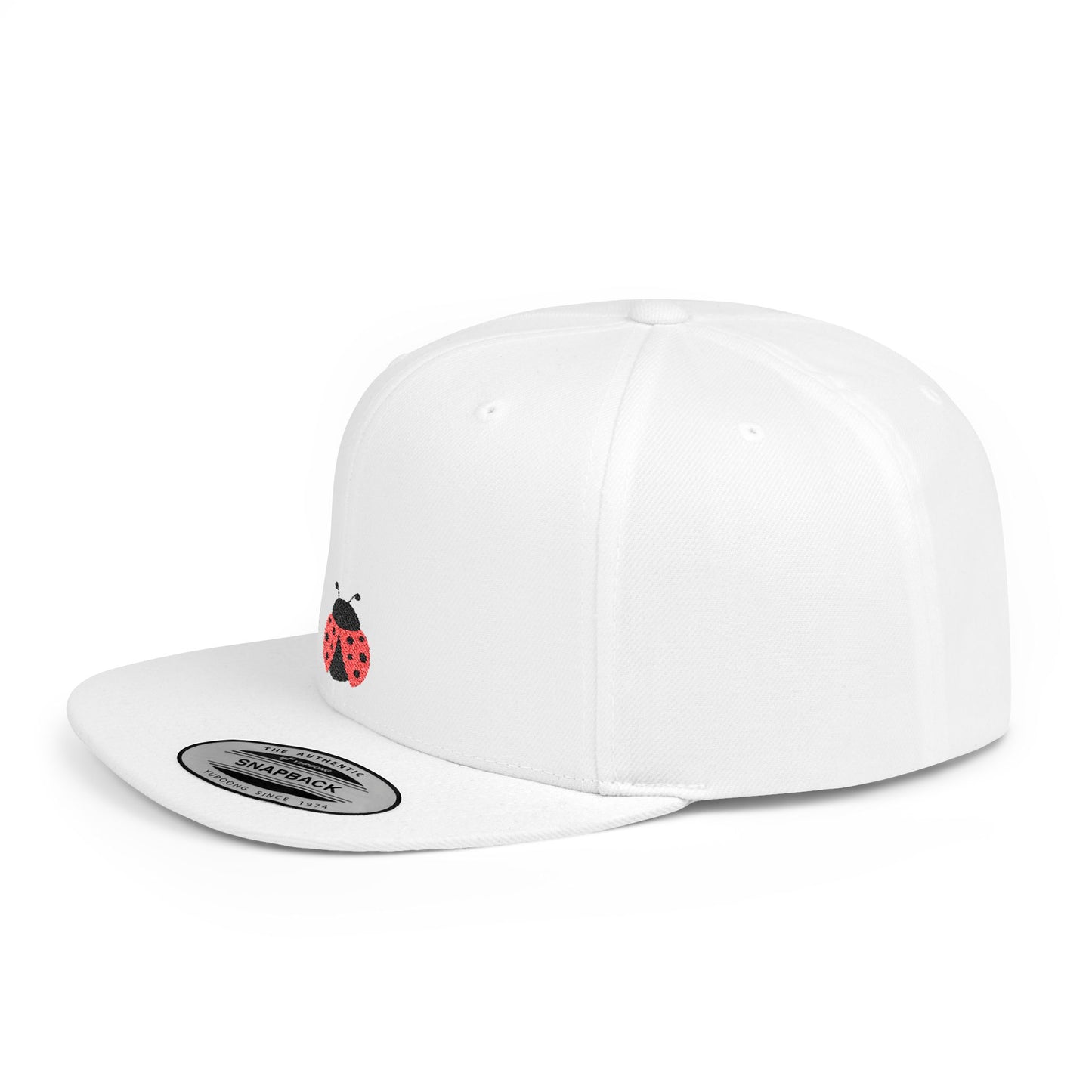 Icons Embroidered Lady Bird Flat Bill Snapback – Lightweight, Custom Fit, Premium Quality
