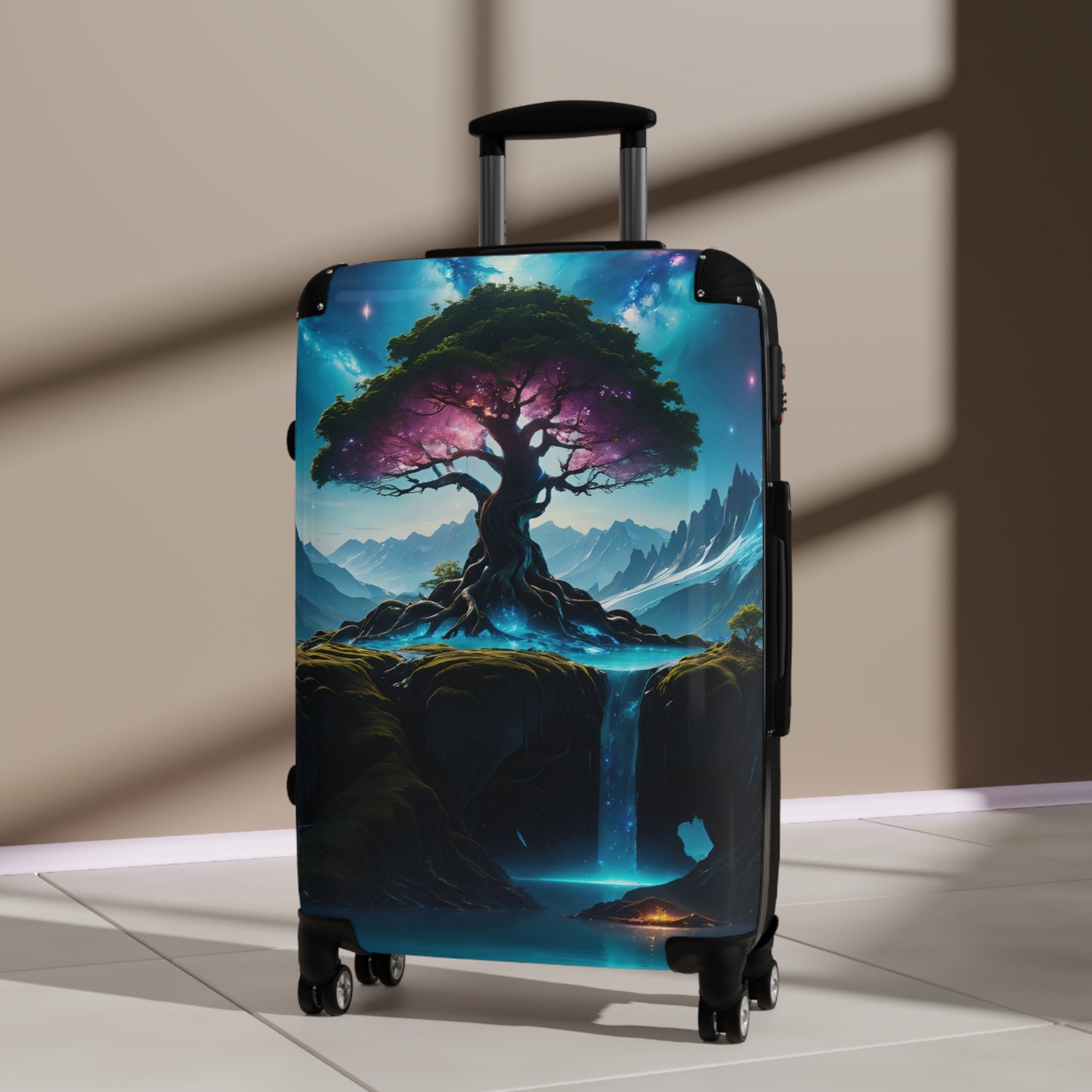 Fantasy Forest Trees Nature Art Carry-On Suitcase - Stylish Luggage for Travelers